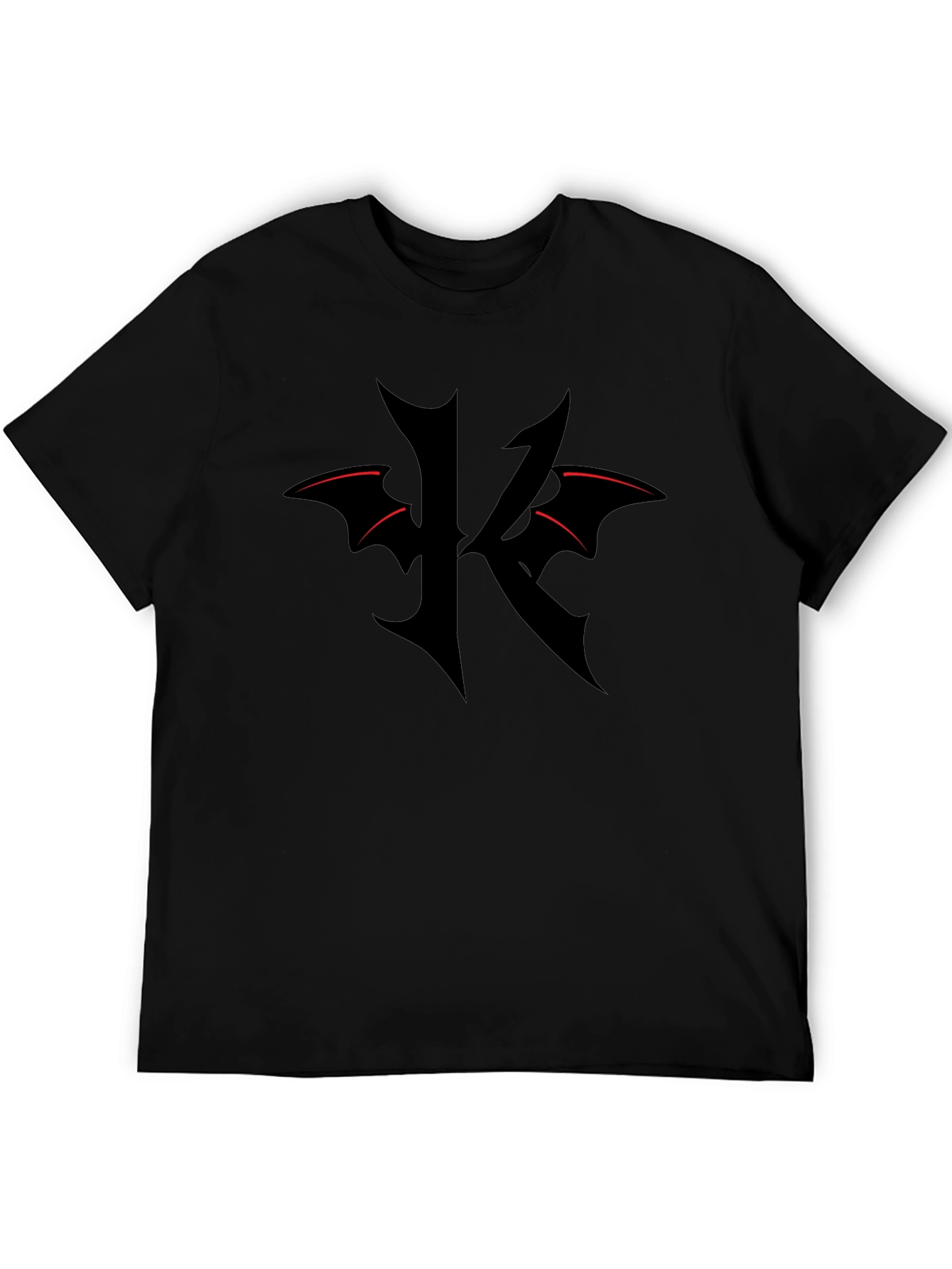 Gothic K T-Shirt - Edgy Dark Style