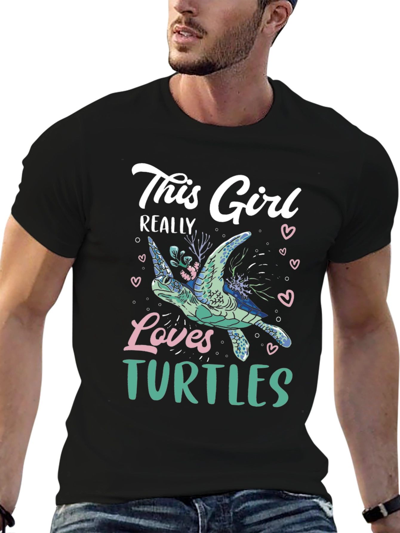 This Girl Loves Turtles Graphic Tee