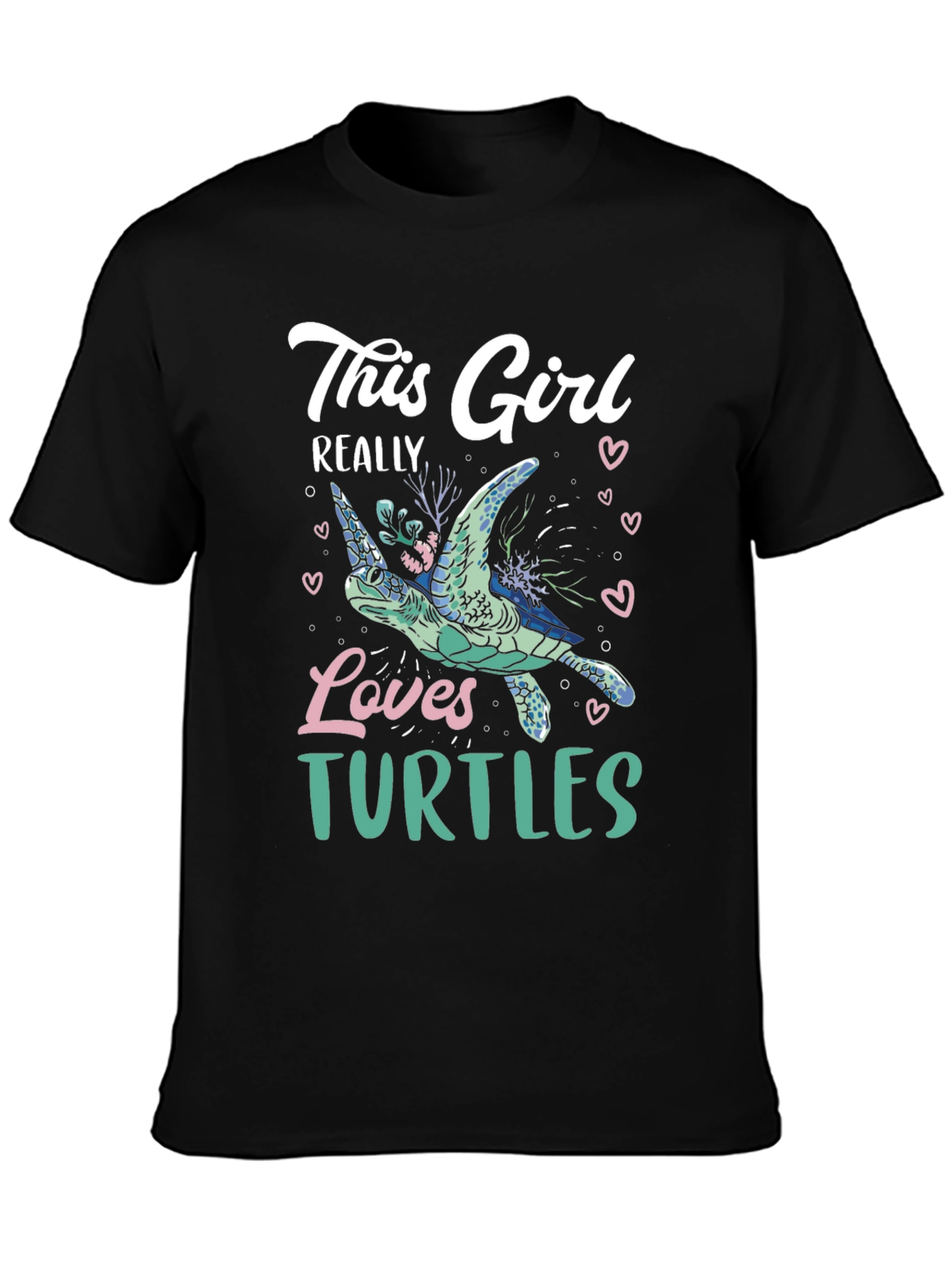 This Girl Loves Turtles Graphic Tee