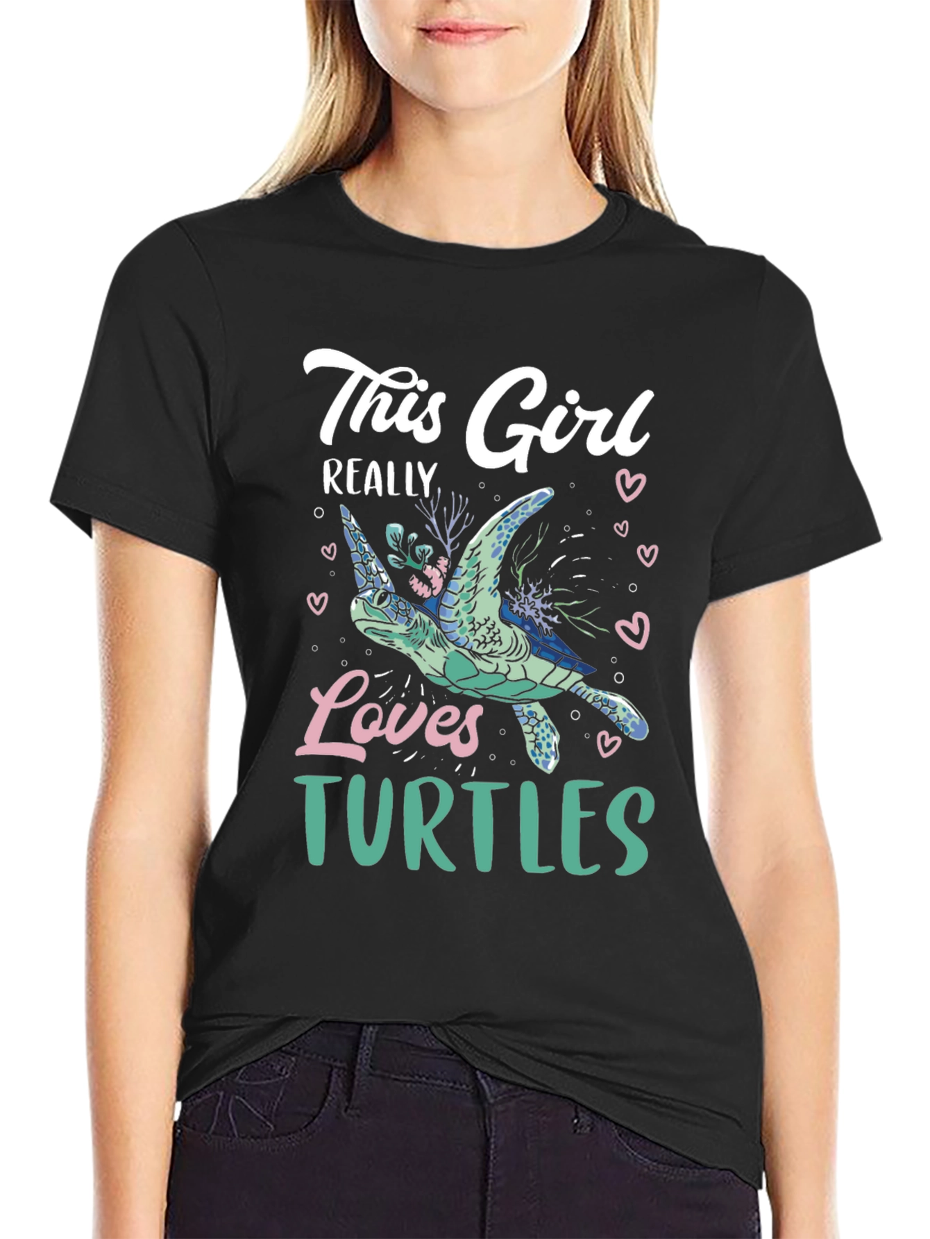 This Girl Loves Turtles Graphic Tee