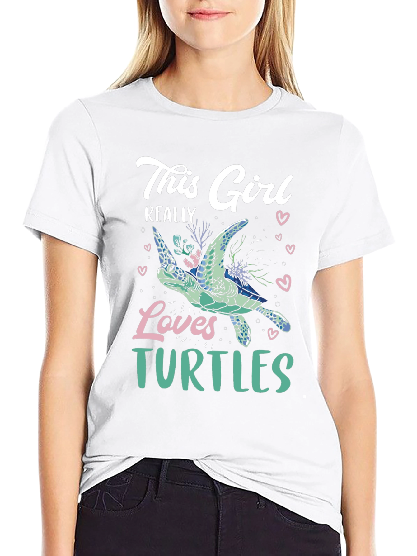 This Girl Loves Turtles Graphic Tee