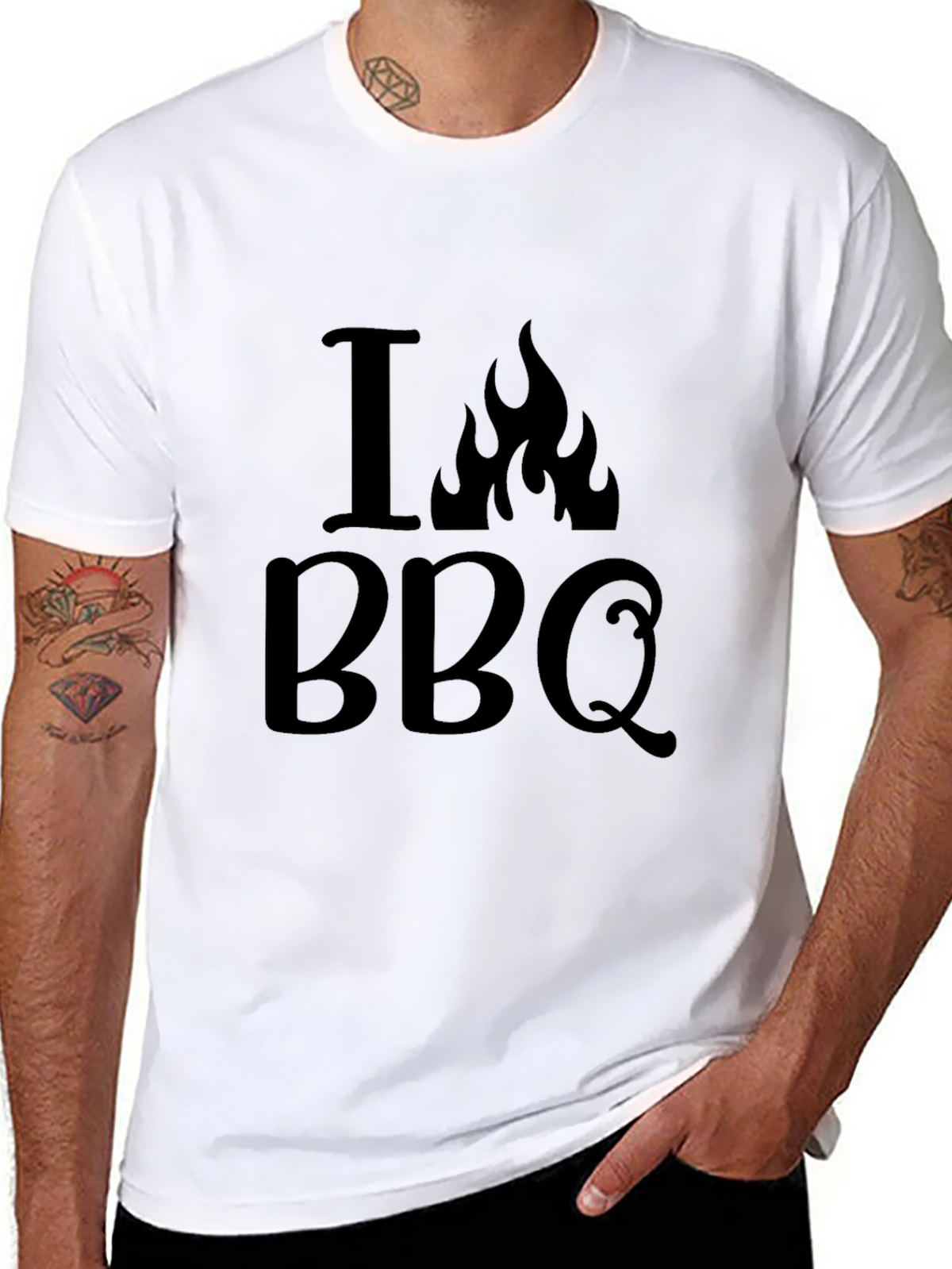 I Flame BBQ T-Shirt - Grilling & Cookout Tee