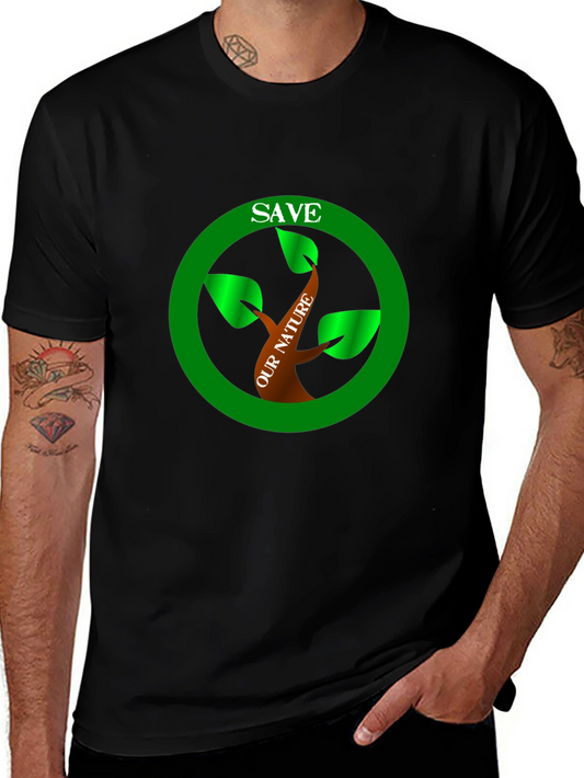 Save Our Nature Graphic Tee - Eco-Friendly