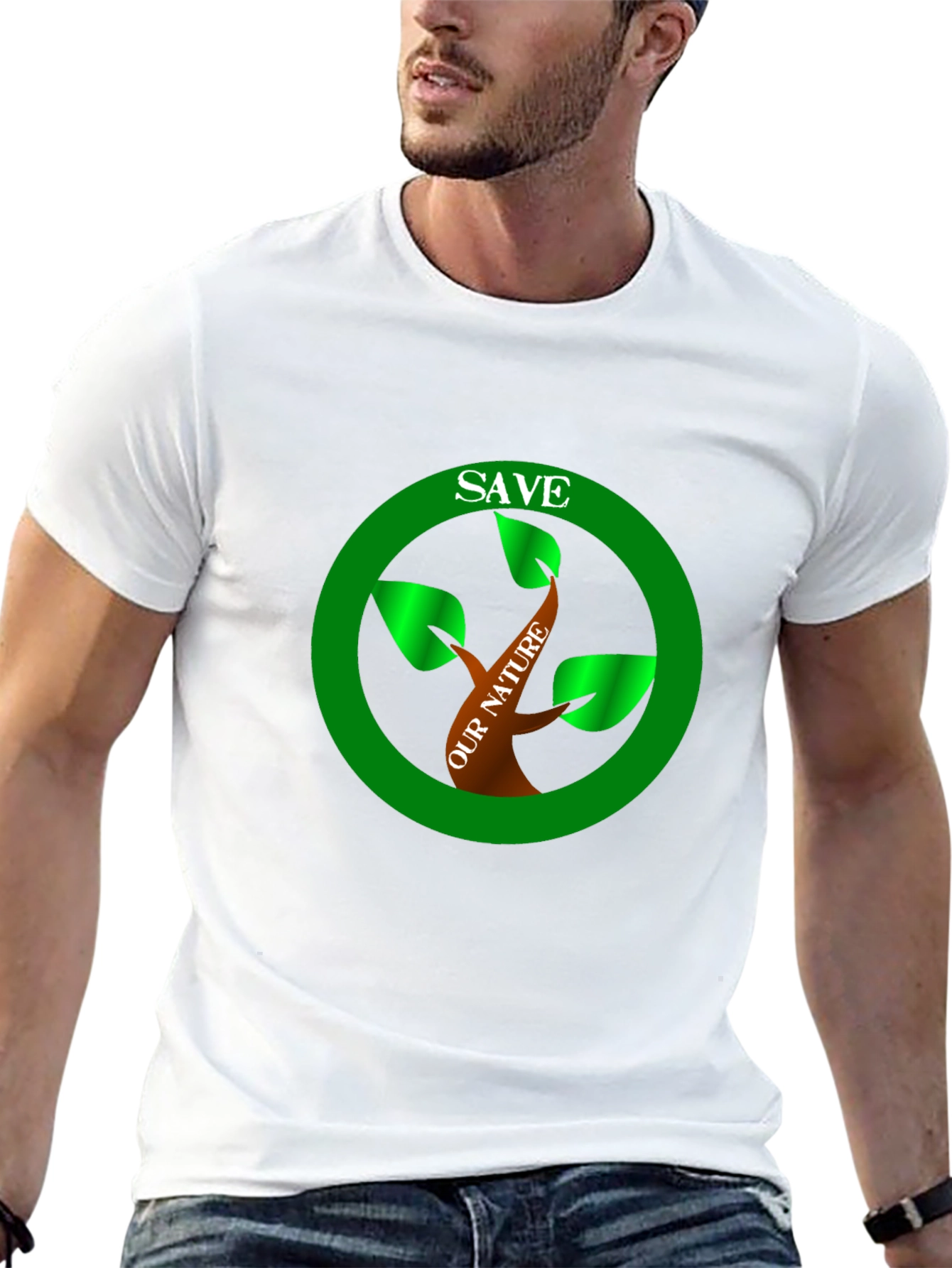 Save Our Nature Graphic Tee - Eco-Friendly
