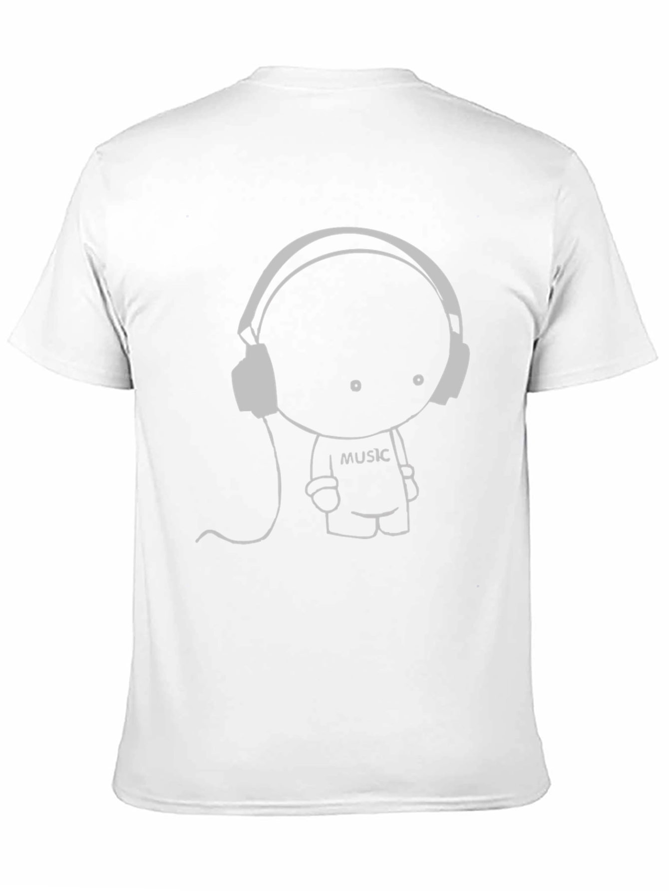 Music Lover Graphic Tee - Black