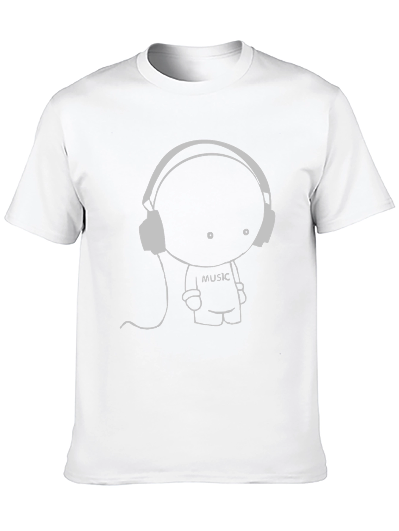 Music Lover Graphic Tee - Black