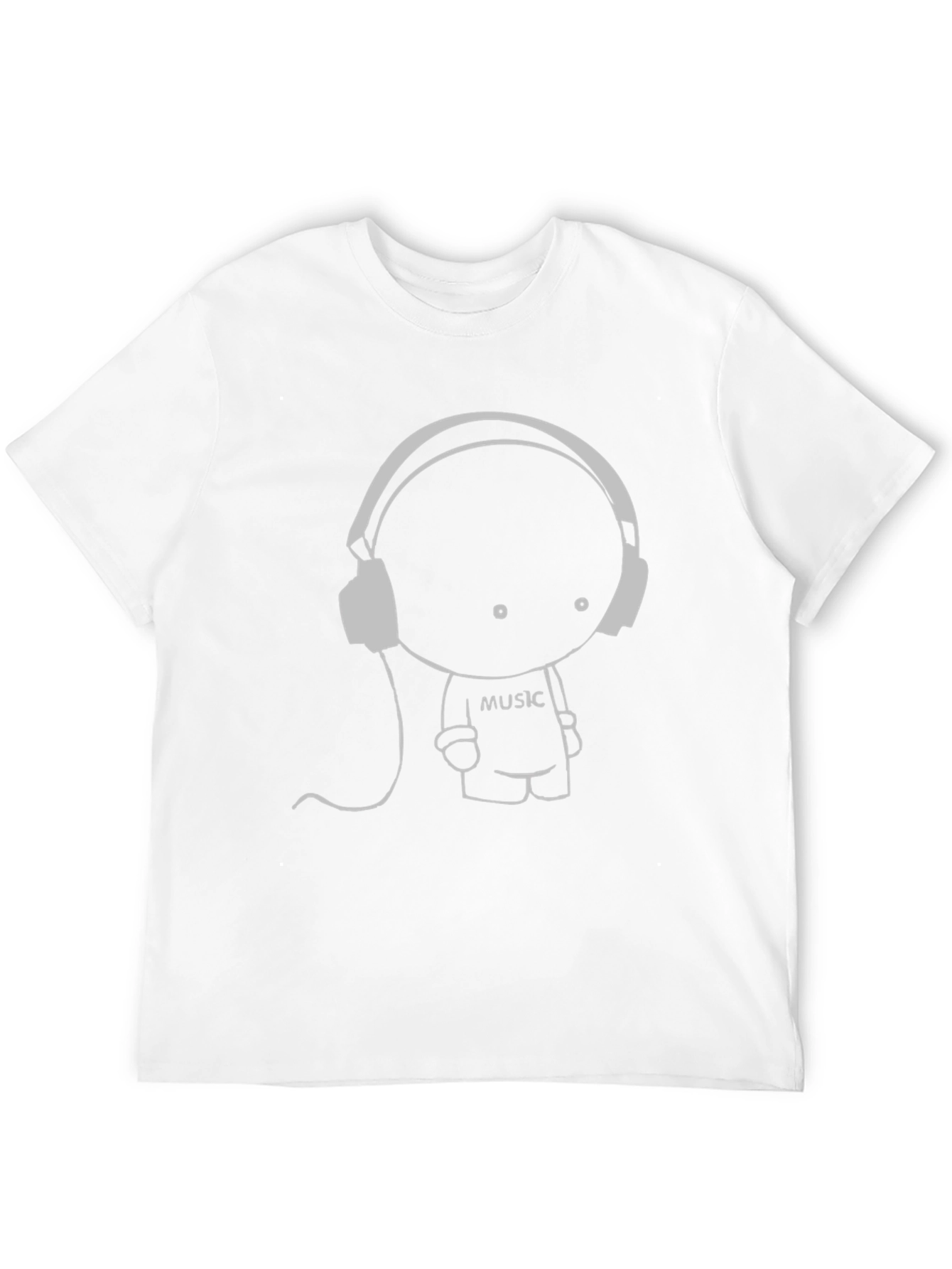 Music Lover Graphic Tee - Black