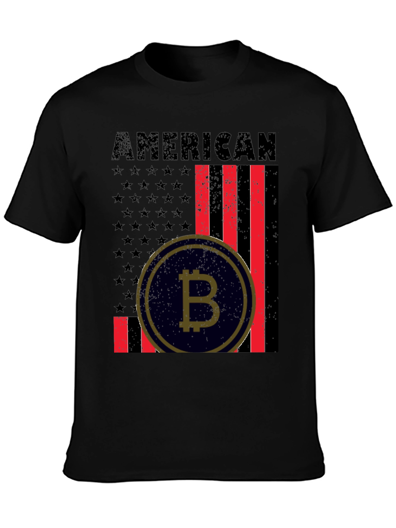 American Bitcoin Patriotic T-Shirt