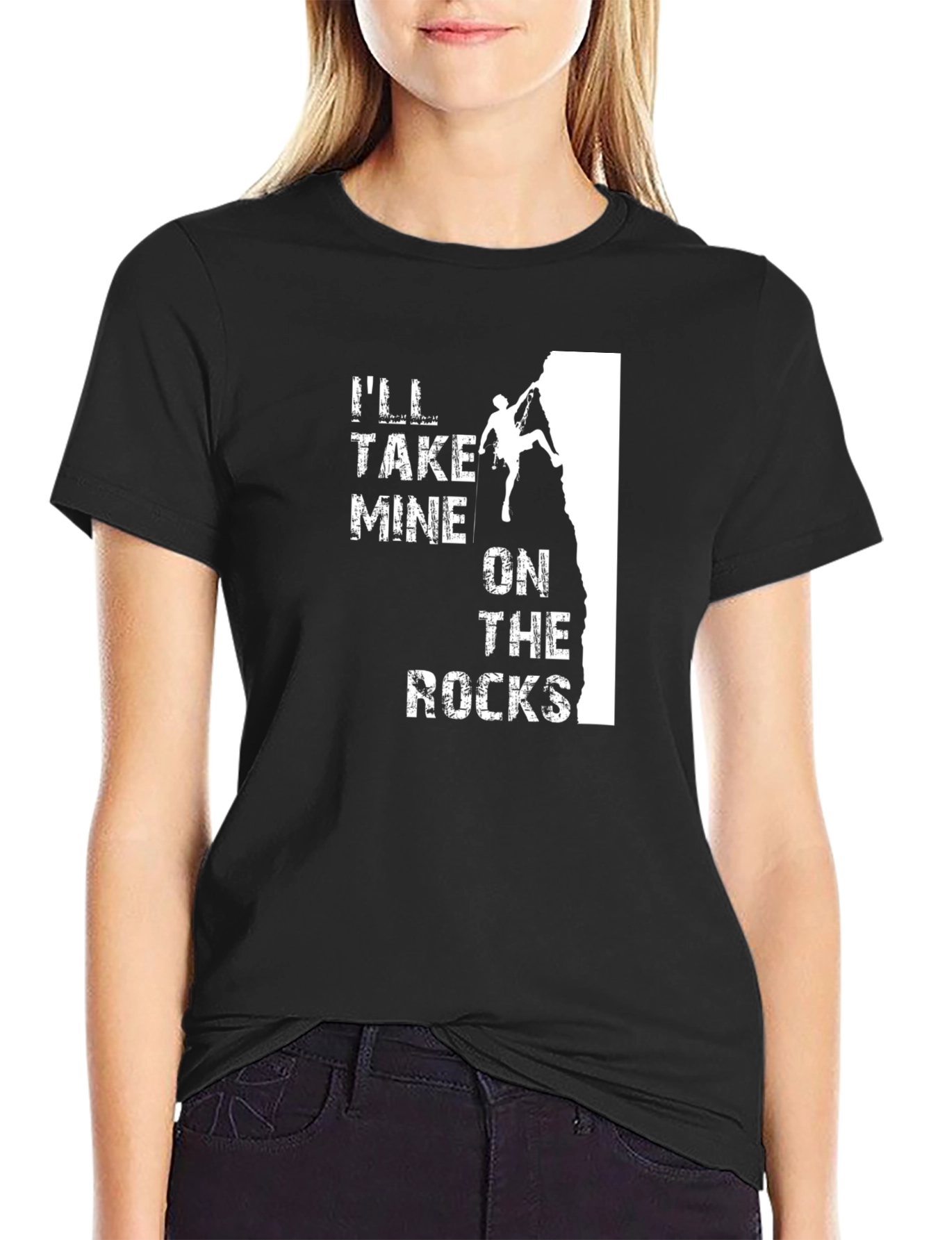 Ill Take Mine on the Rocks T-Shirt Climbing