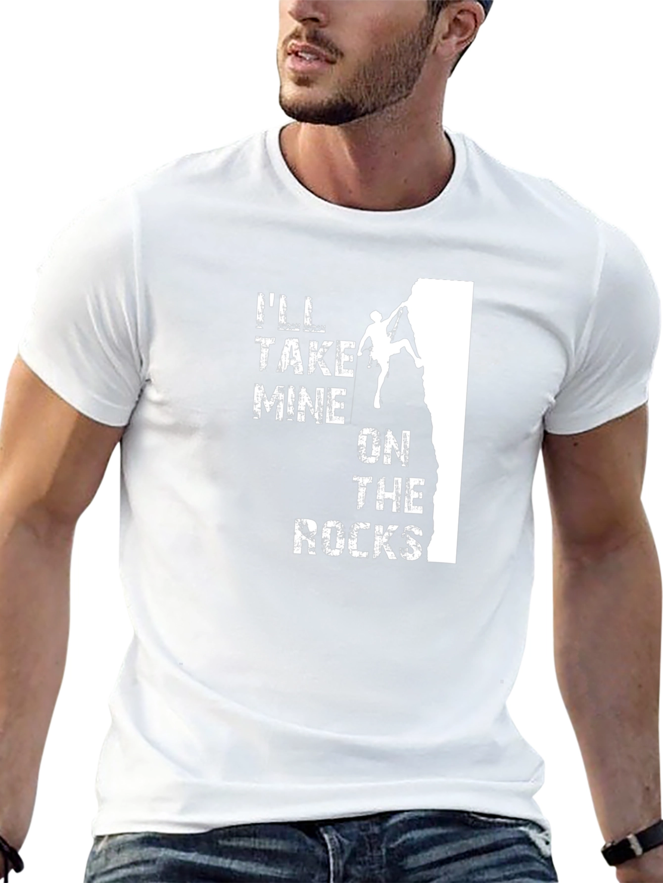 Ill Take Mine on the Rocks T-Shirt Climbing