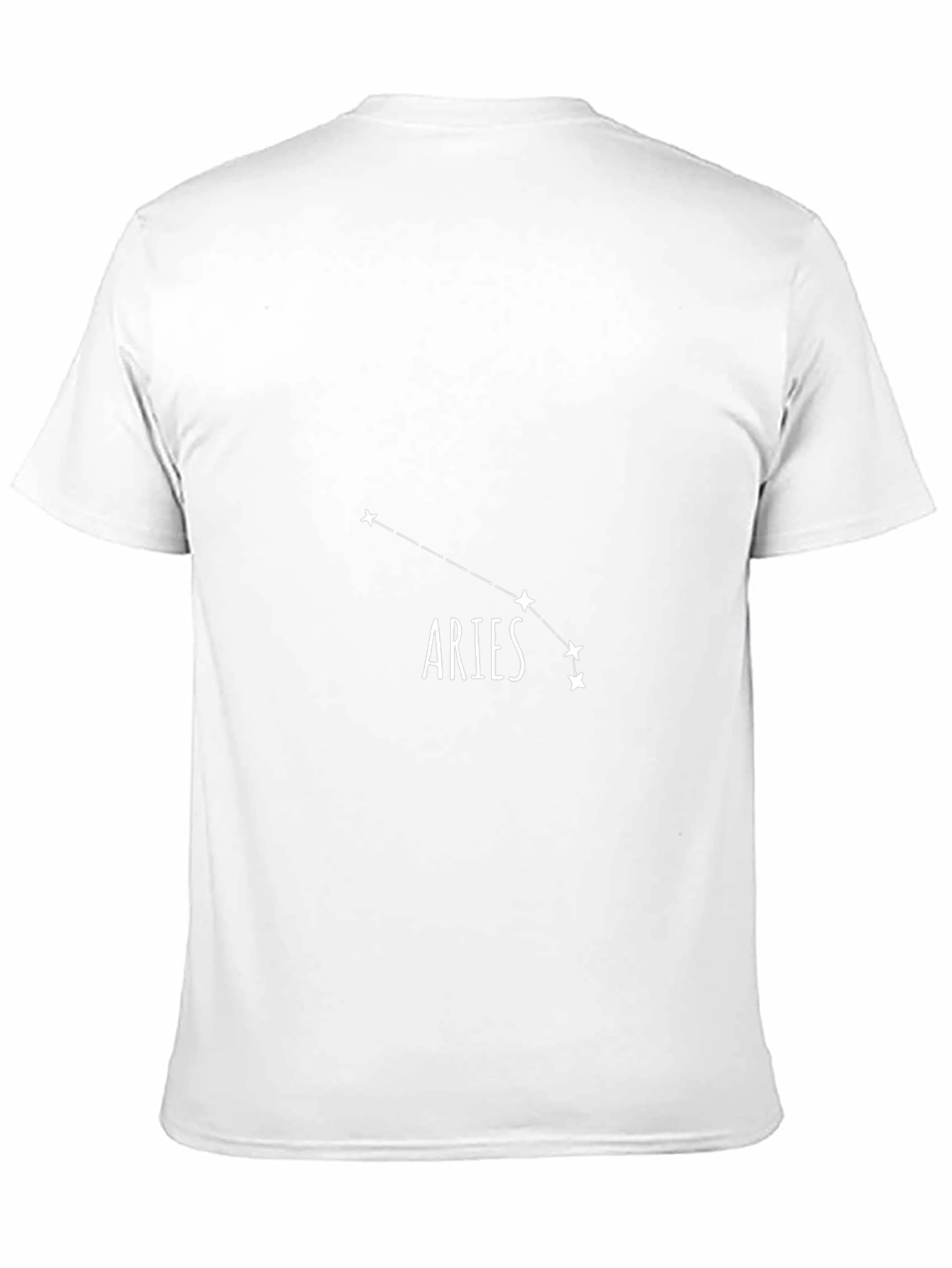 Aries Constellation Black Graphic Tee