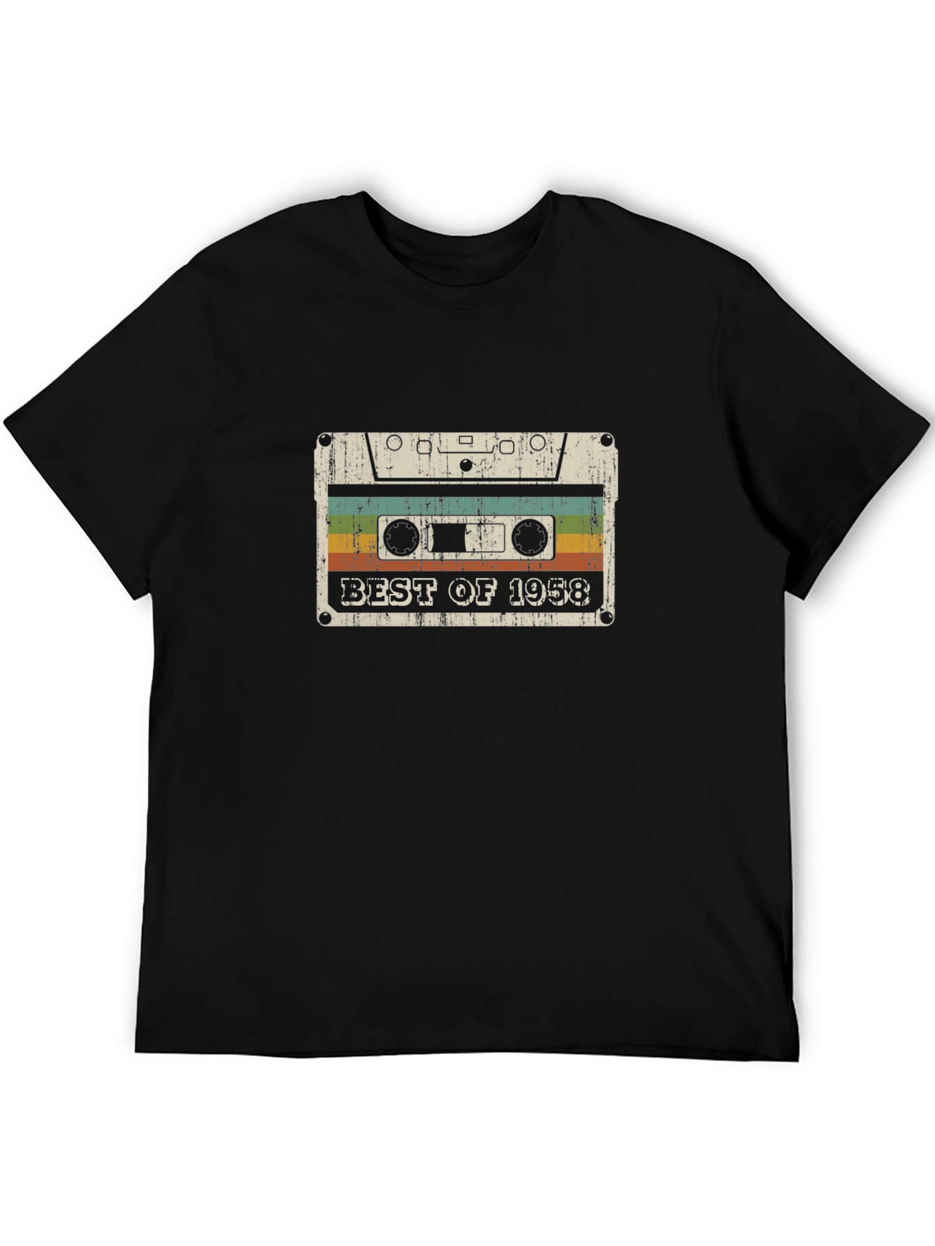Retro 1958 Mixtape Birthday T-Shirt