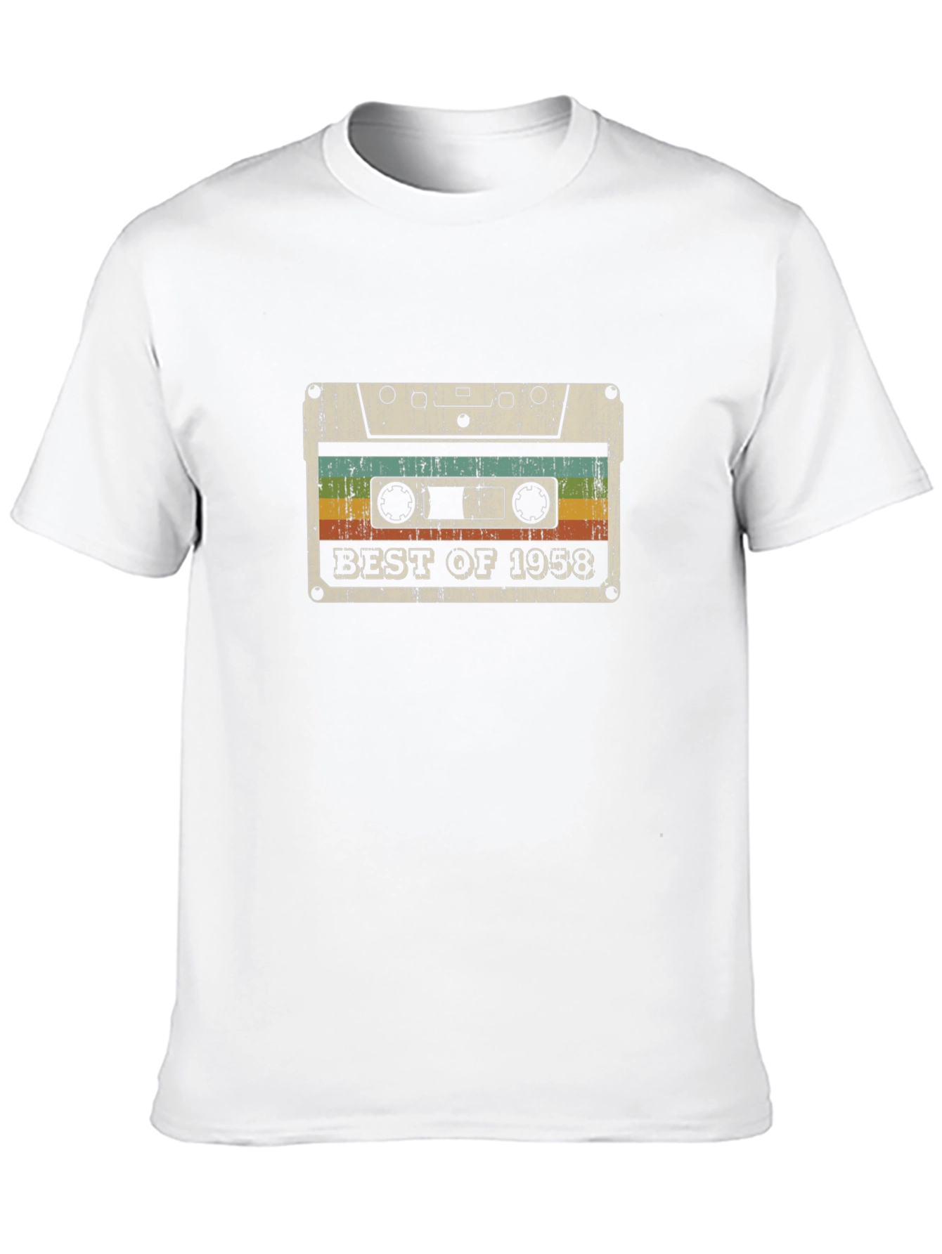 Retro 1958 Mixtape Birthday T-Shirt