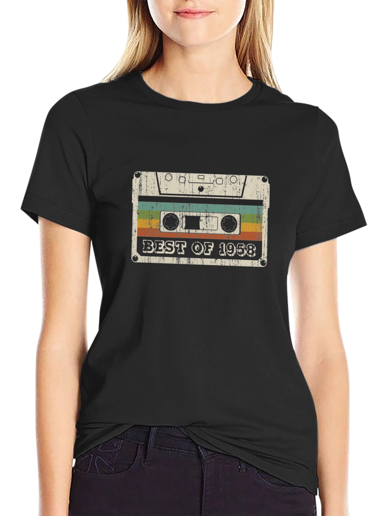 Retro 1958 Mixtape Birthday T-Shirt