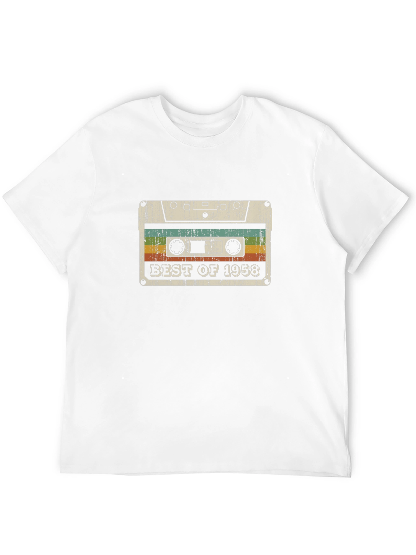 Retro 1958 Mixtape Birthday T-Shirt