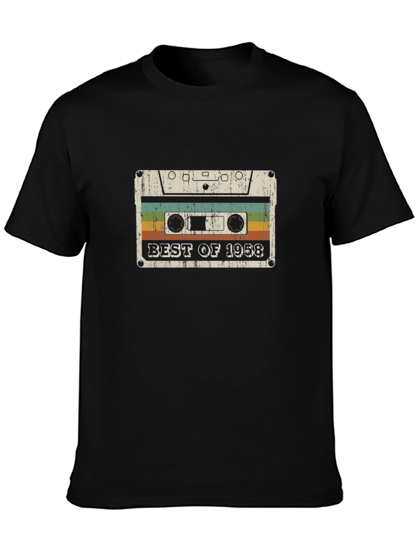 Retro 1958 Mixtape Birthday T-Shirt