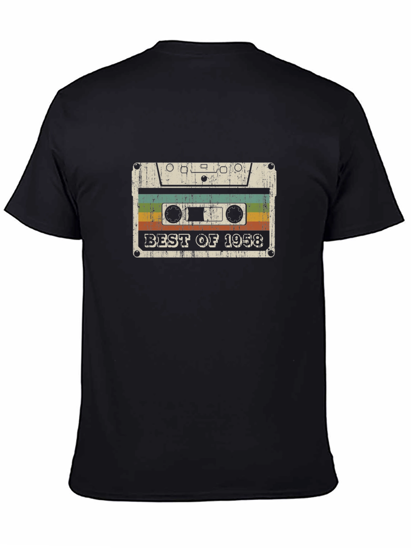 Retro 1958 Mixtape Birthday T-Shirt