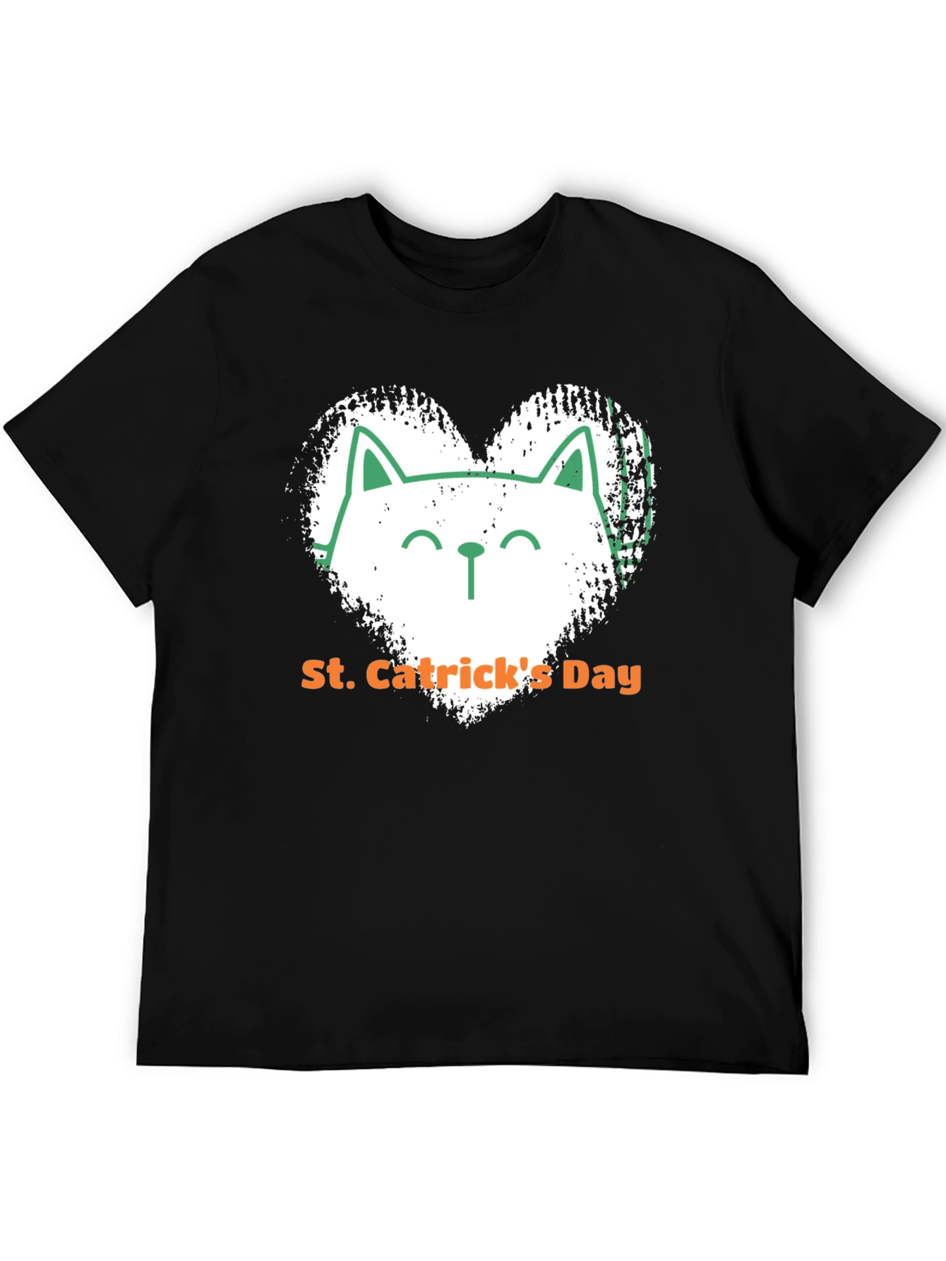 St. Catricks Day Black T-Shirt