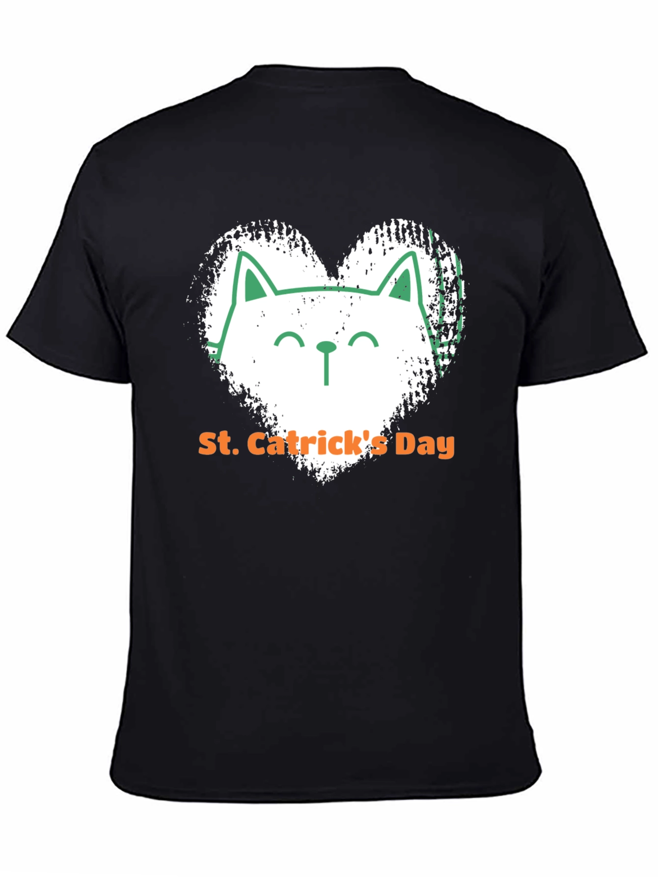 St. Catricks Day Black T-Shirt