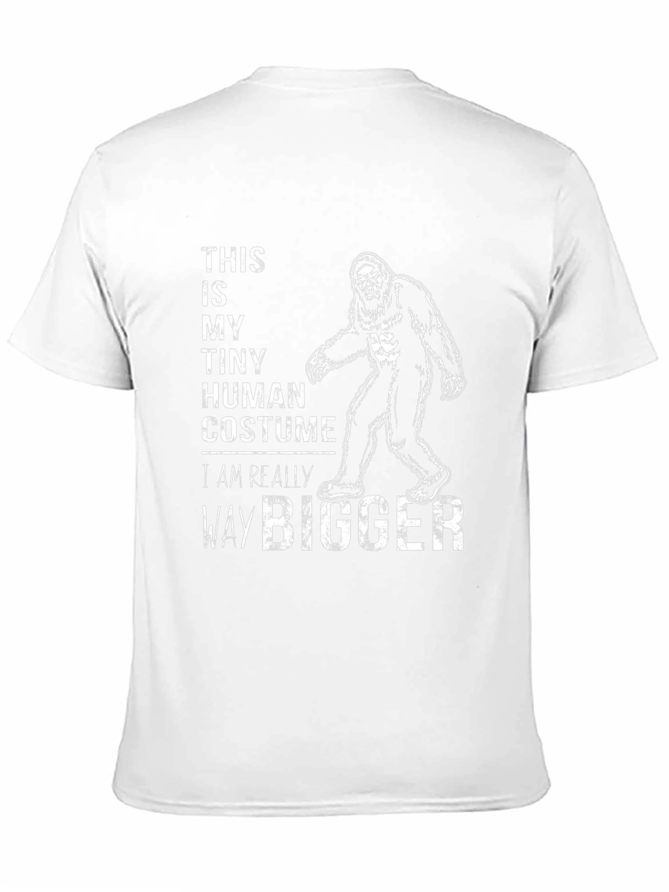 Human Costume Bigfoot T-Shirt