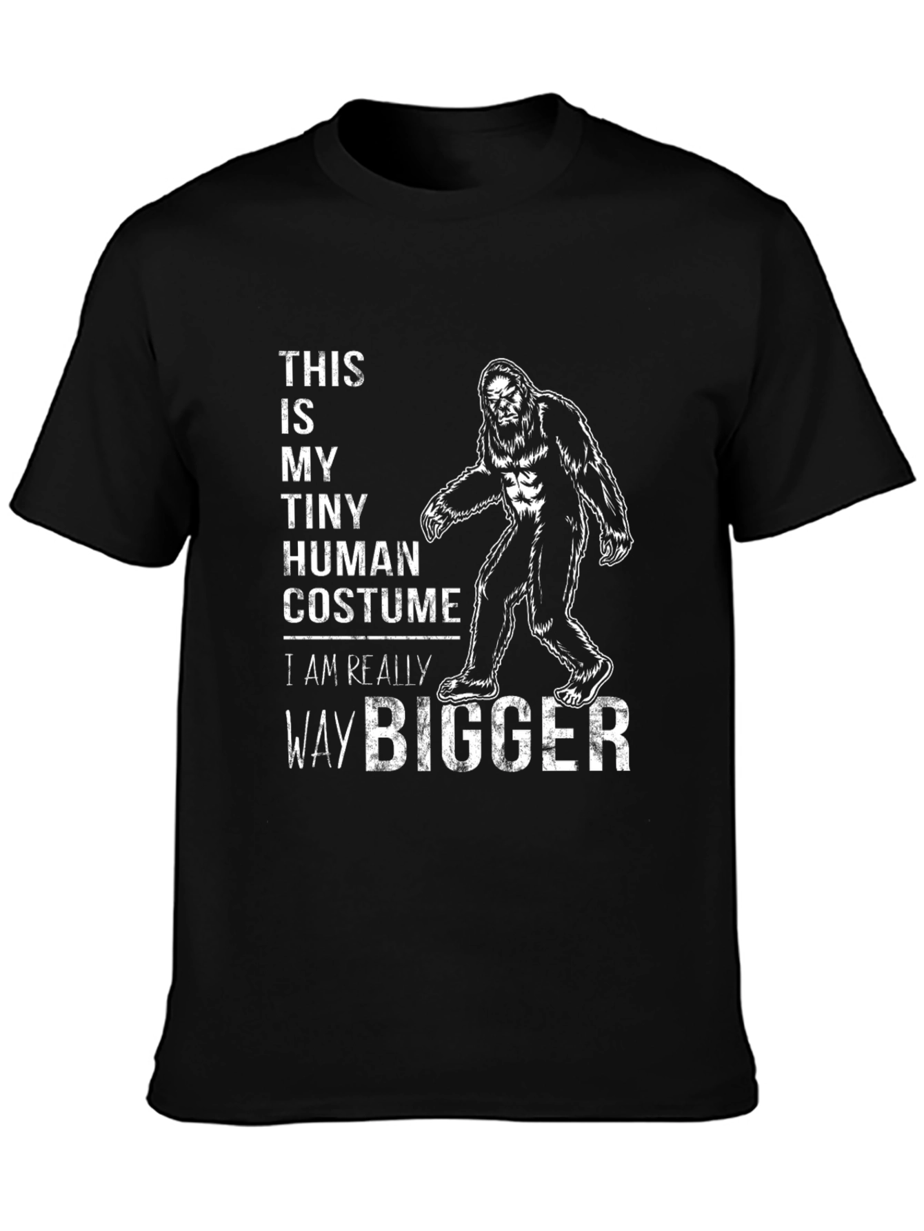 Human Costume Bigfoot T-Shirt
