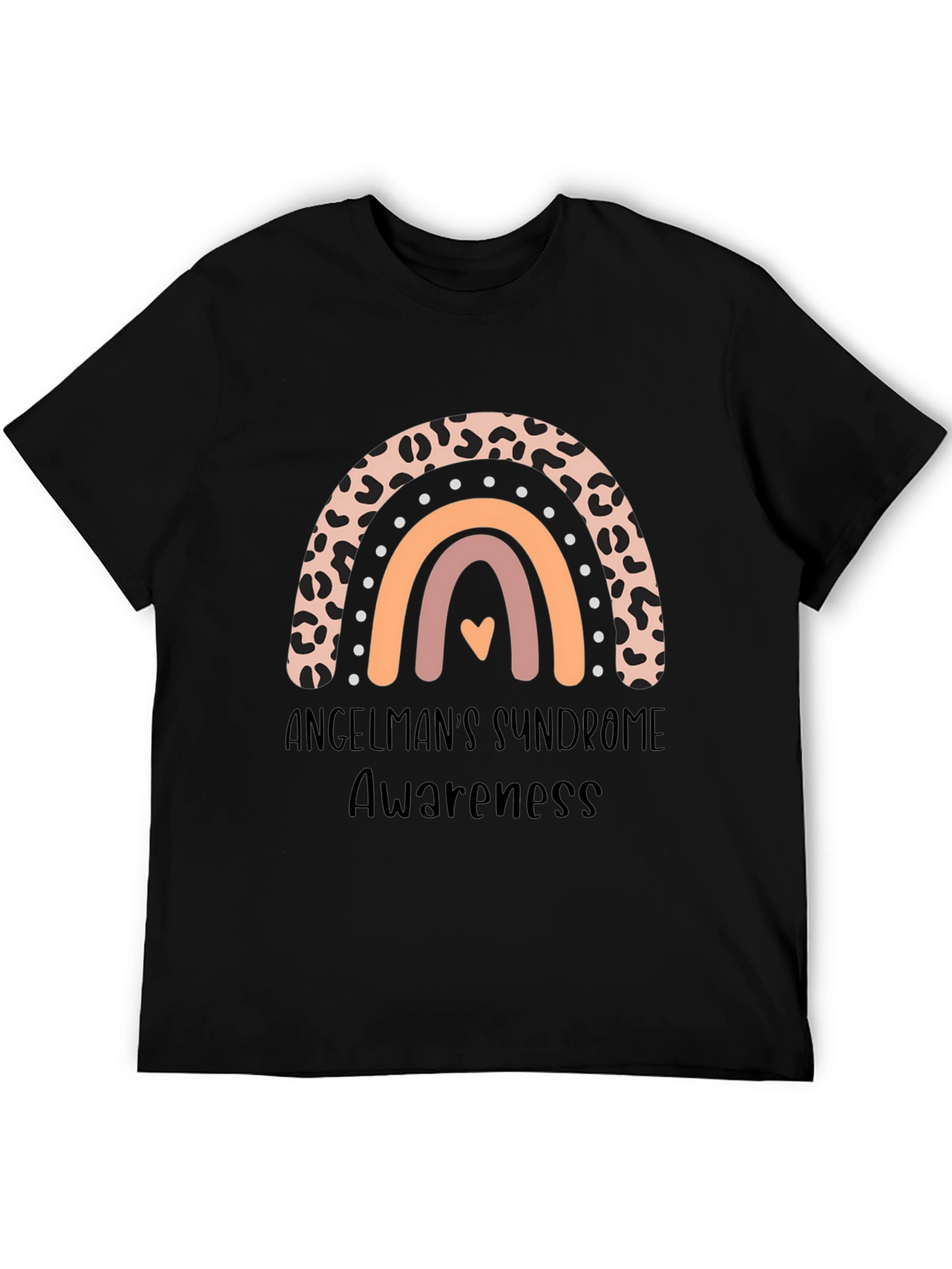 Angelmans Syndrome Awareness Rainbow T-Shirt