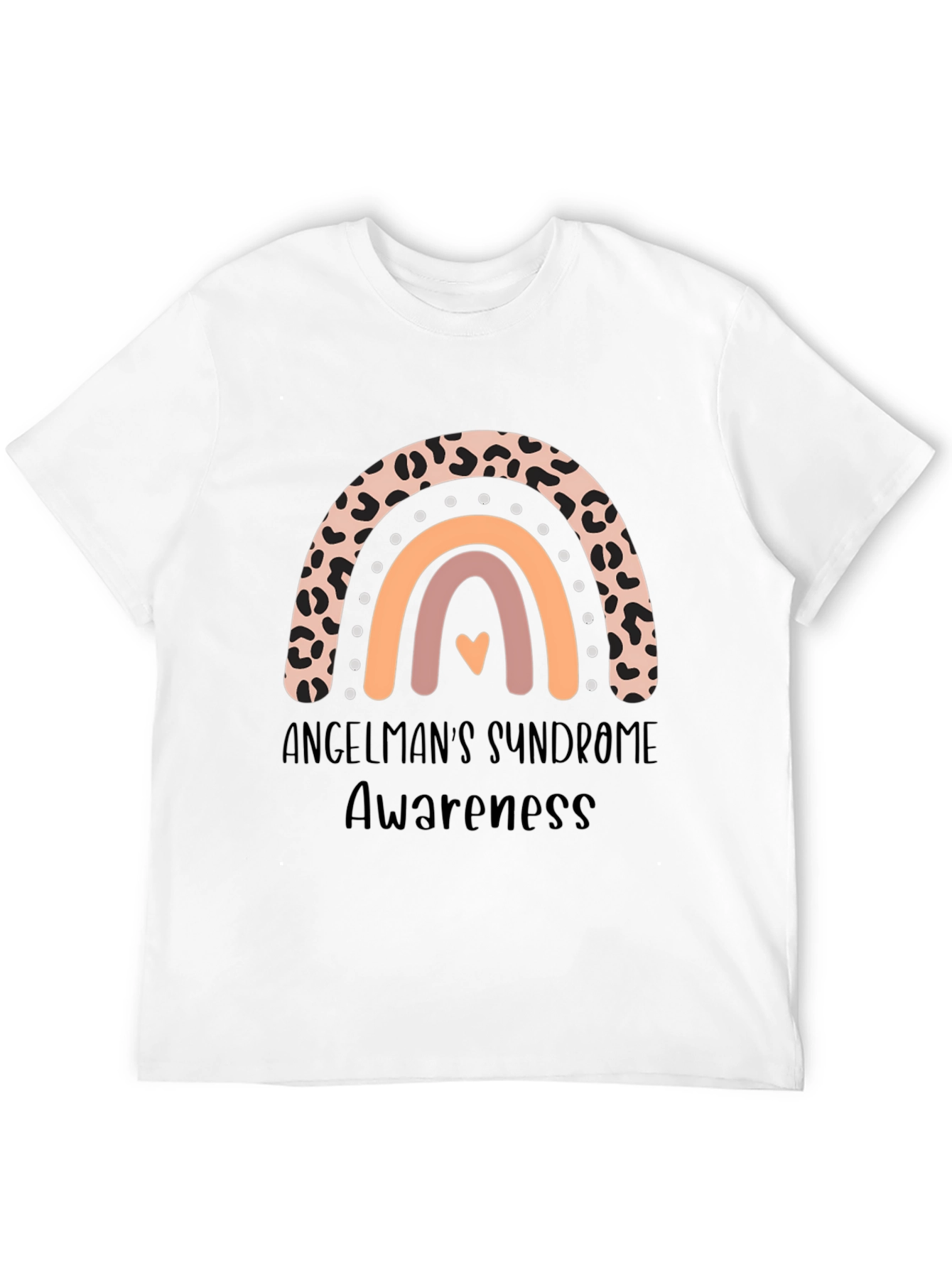 Angelmans Syndrome Awareness Rainbow T-Shirt