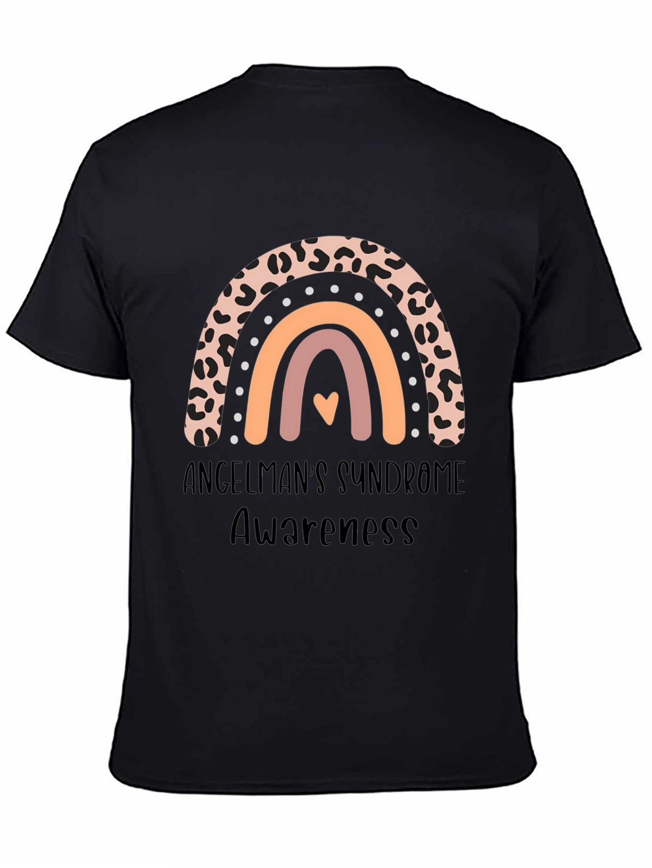 Angelmans Syndrome Awareness Rainbow T-Shirt