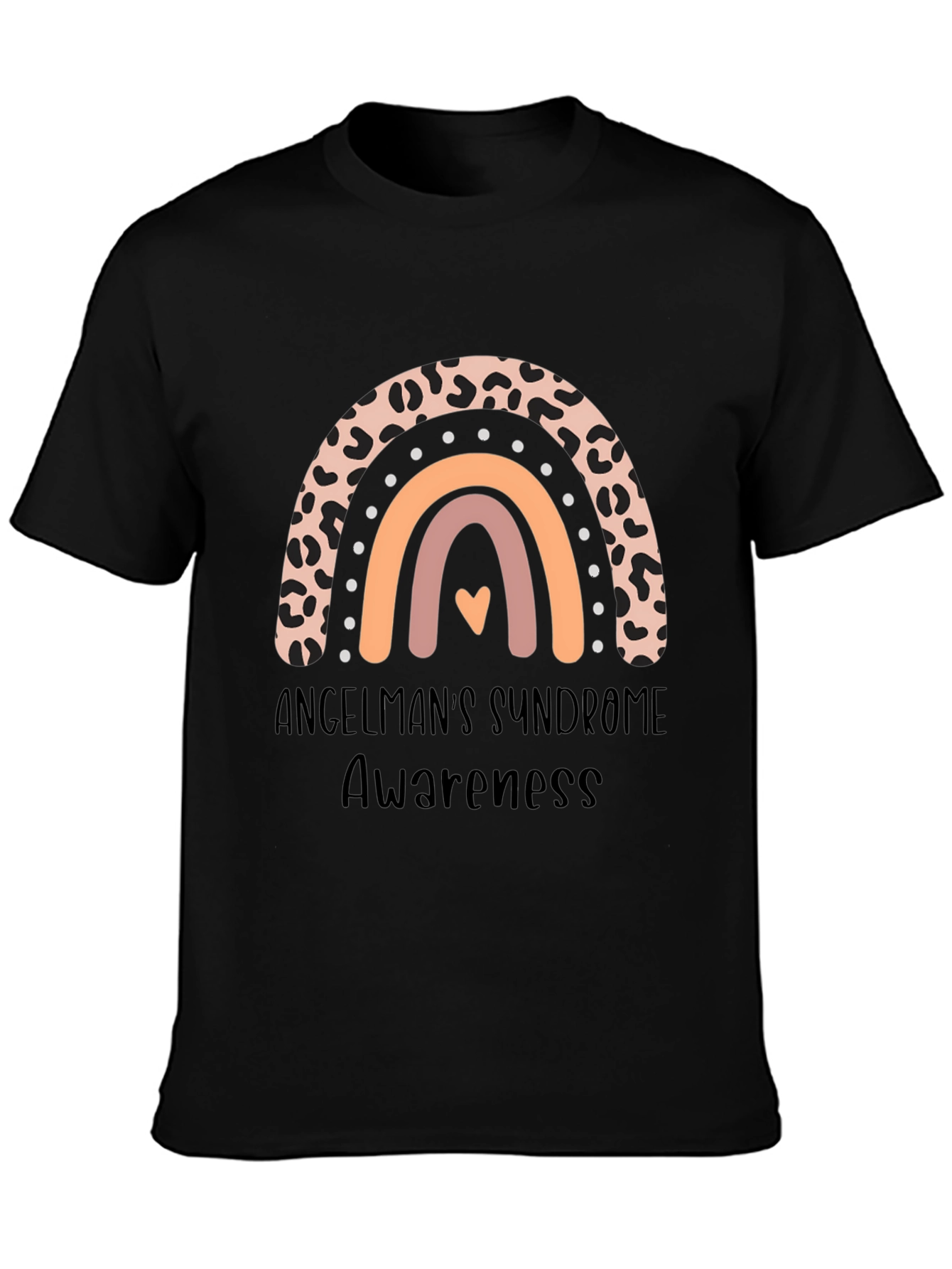 Angelmans Syndrome Awareness Rainbow T-Shirt