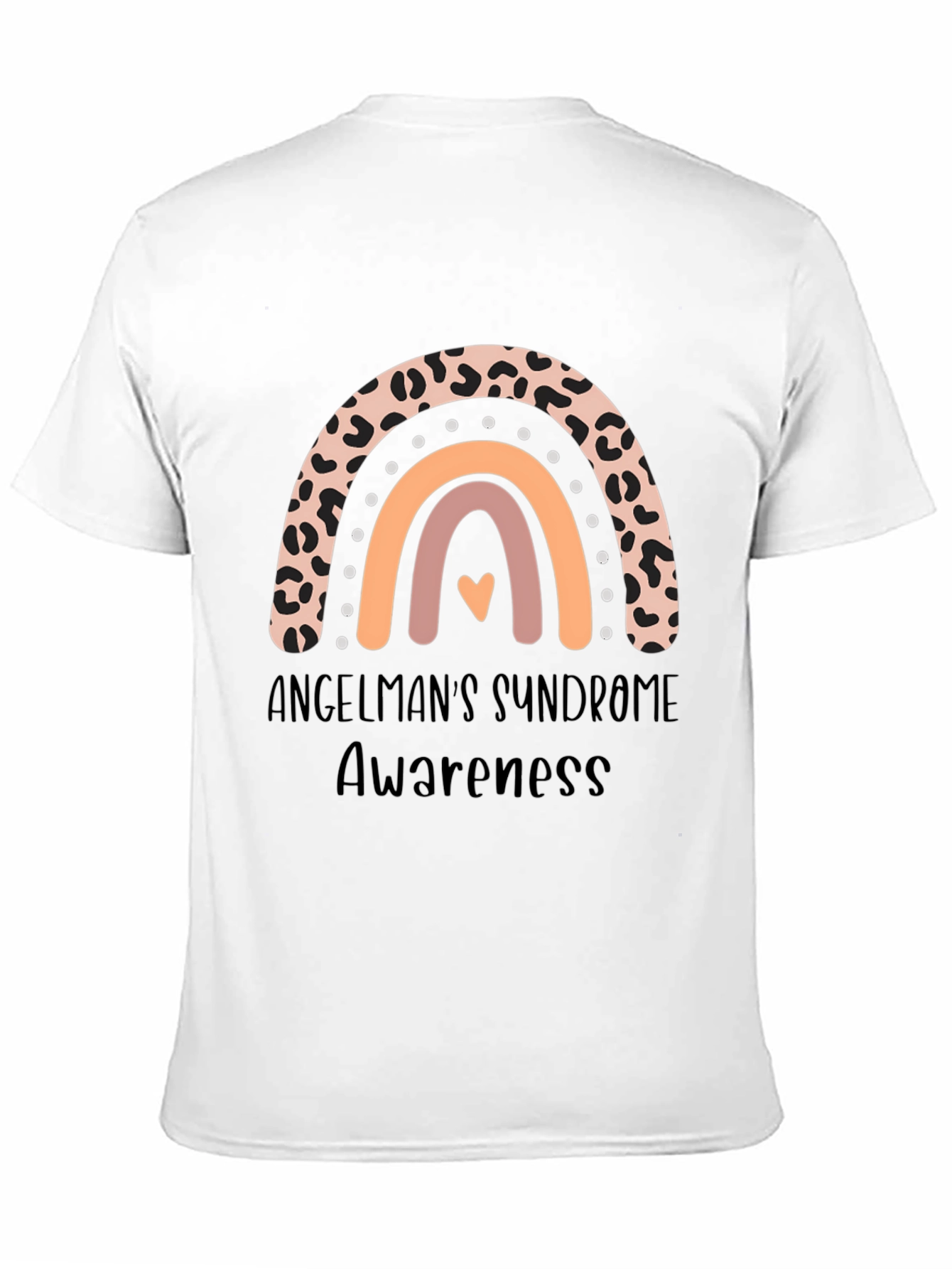 Angelmans Syndrome Awareness Rainbow T-Shirt