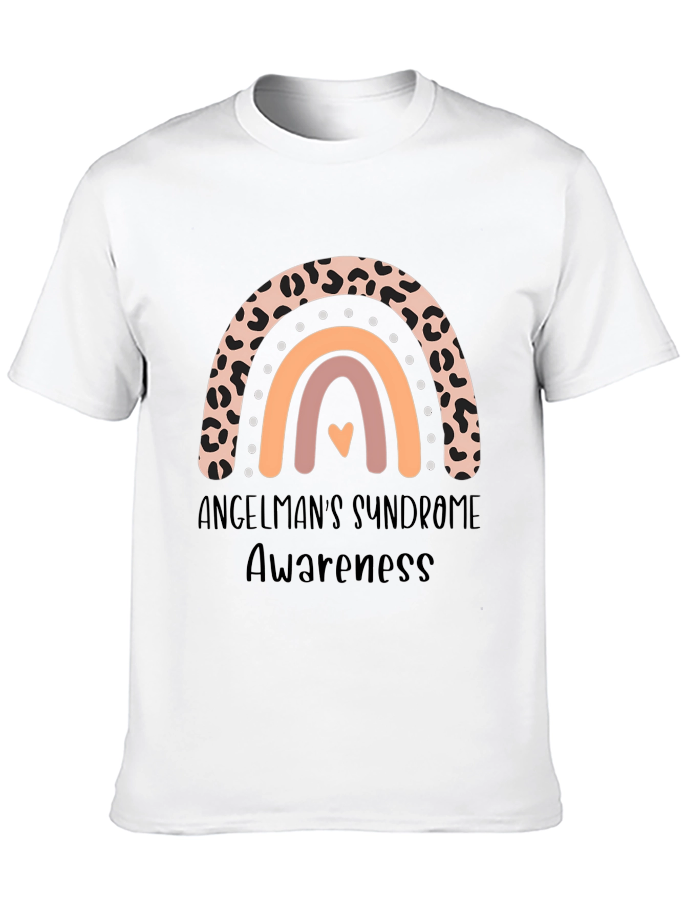 Angelmans Syndrome Awareness Rainbow T-Shirt