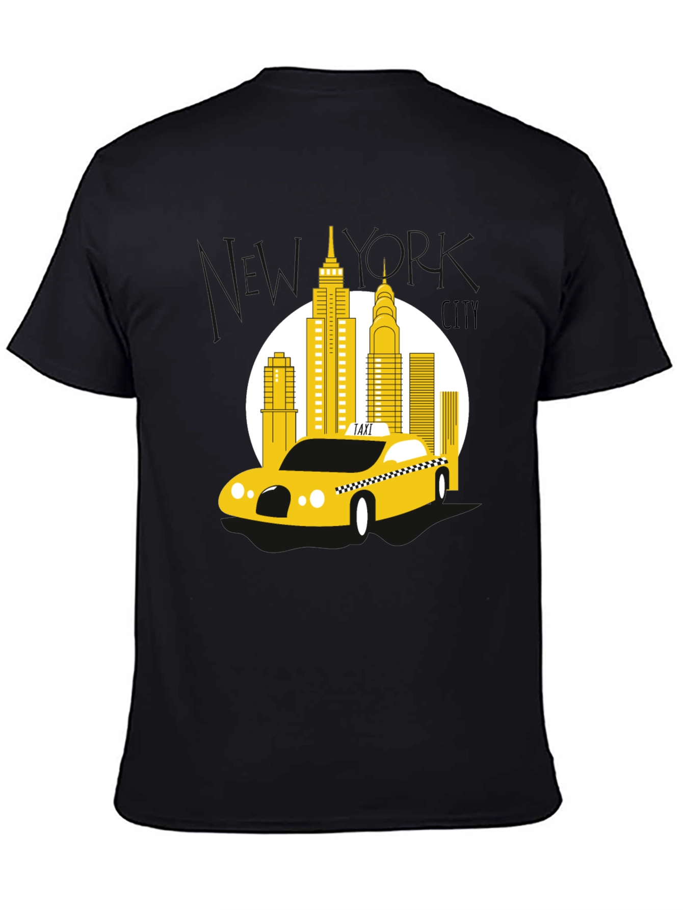 NYC Taxi T-Shirt - Cityscape Graphic Tee