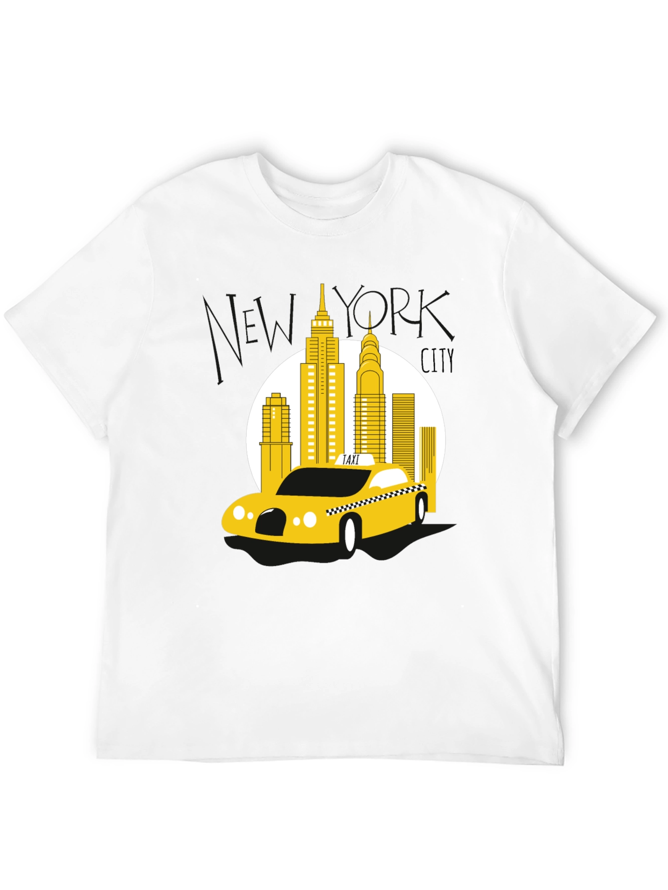 NYC Taxi T-Shirt - Cityscape Graphic Tee