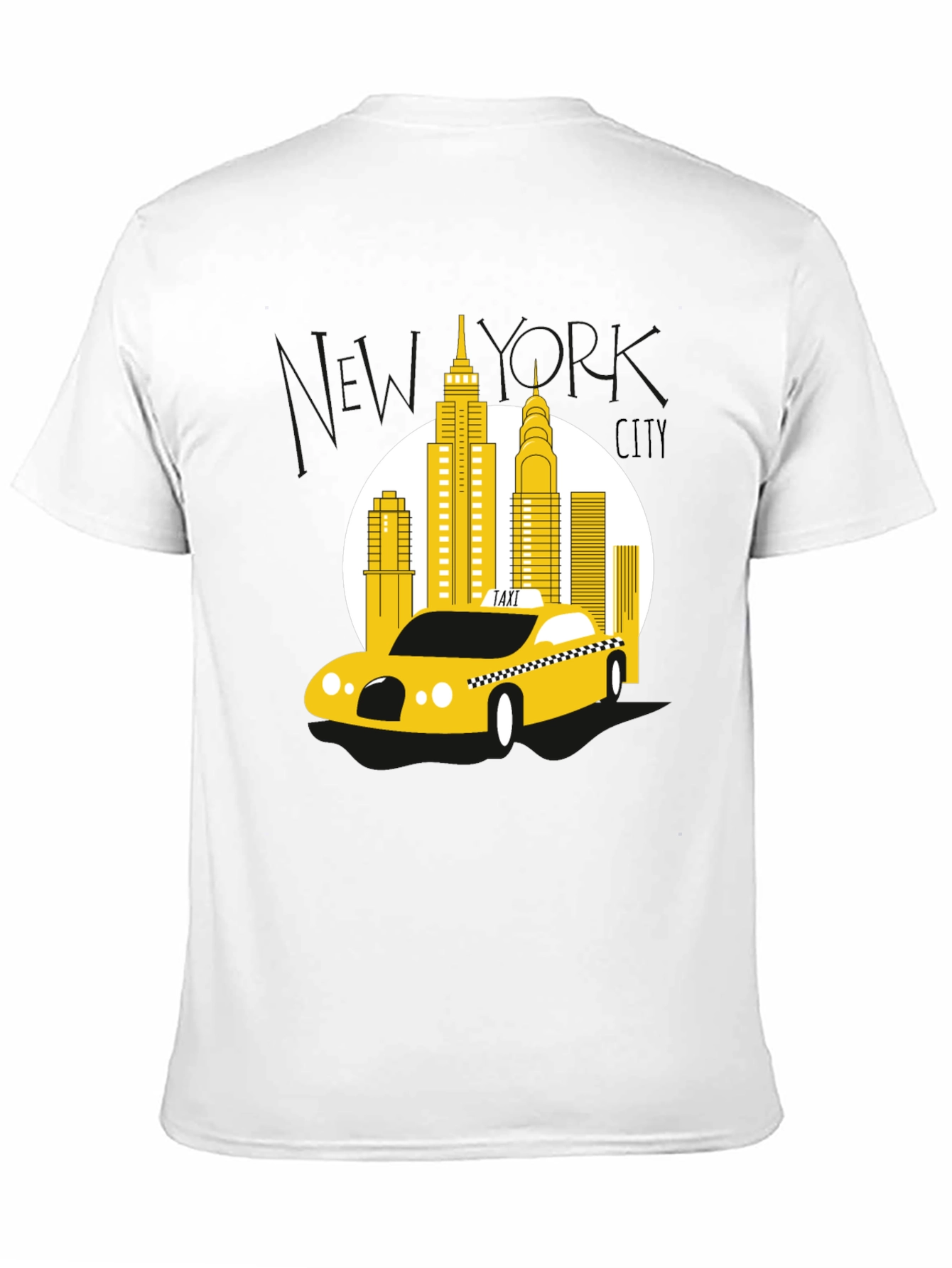 NYC Taxi T-Shirt - Cityscape Graphic Tee