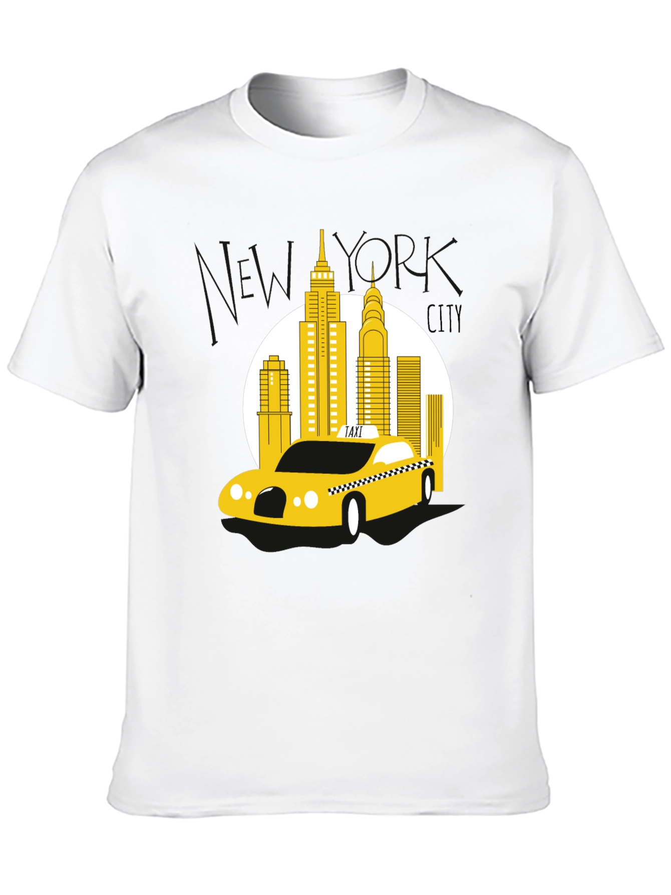 NYC Taxi T-Shirt - Cityscape Graphic Tee