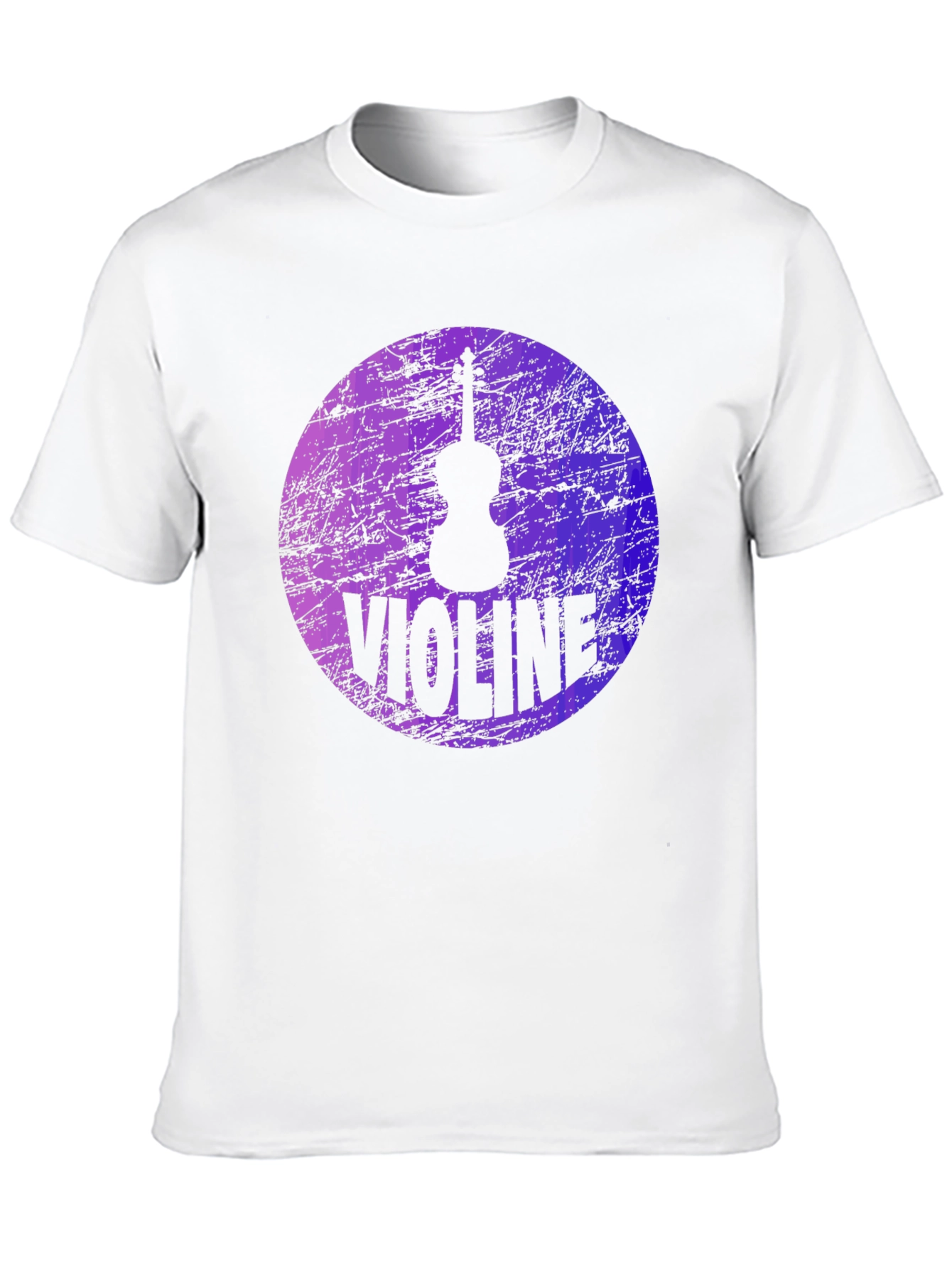Violin Graphic Black T-Shirt