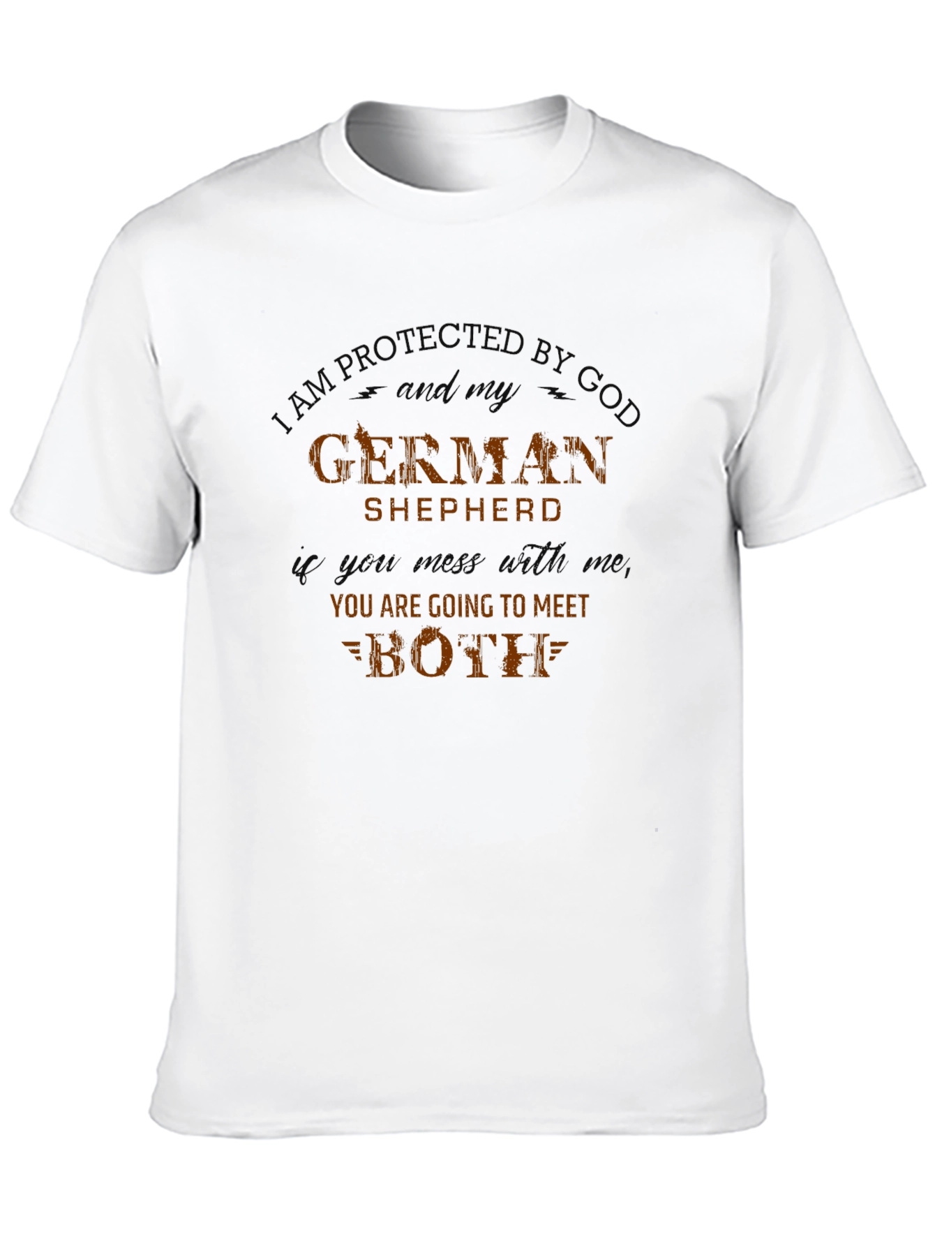 I am Protected By German Shepherd T-Shirt