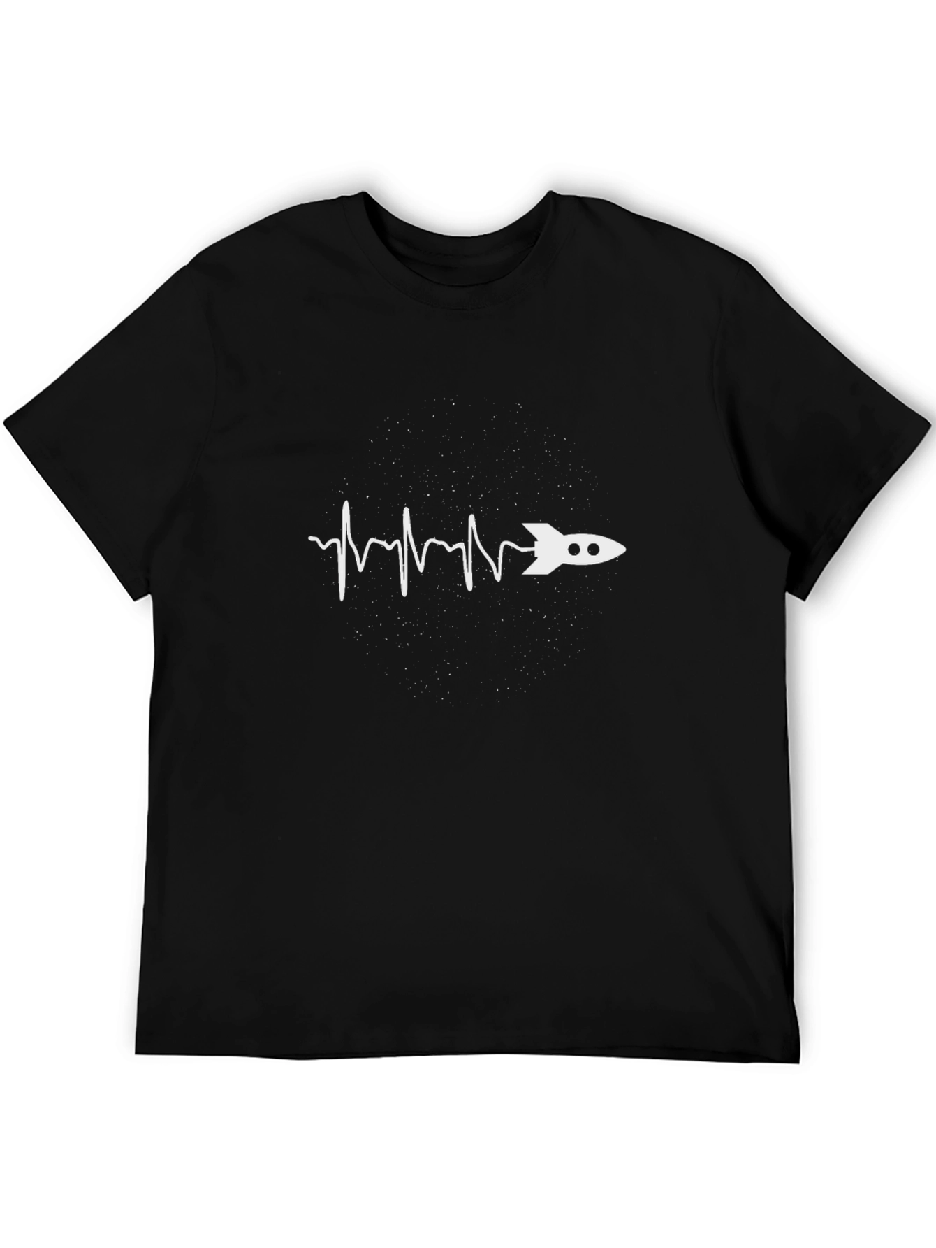 Rocket Heartbeat T-Shirt - Space Lover Tee