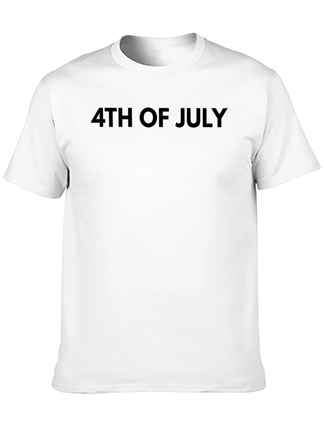 4th of July Crew Neck T-Shirt