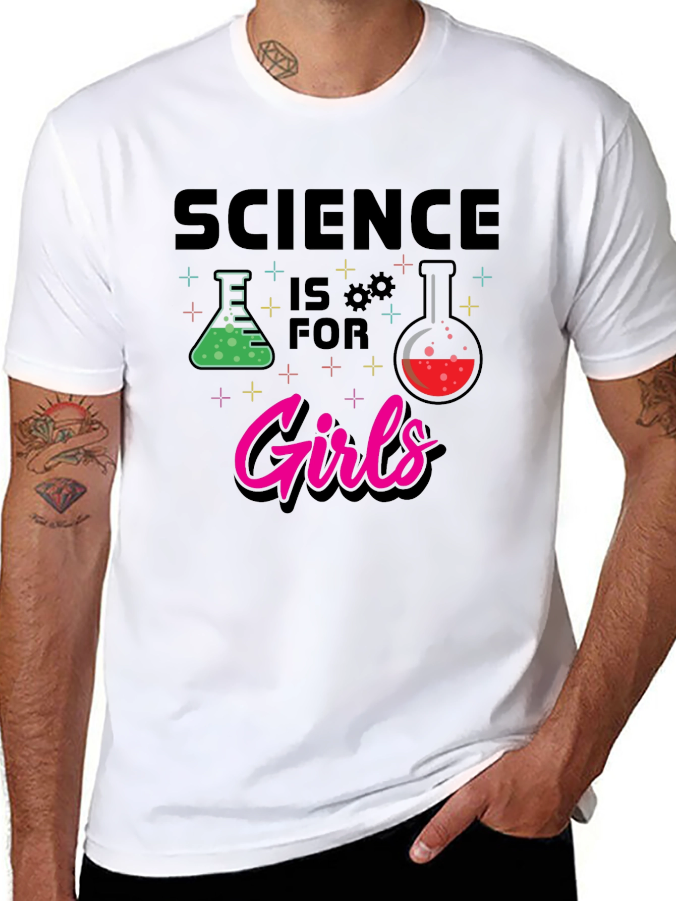 Science is for Girls T-Shirt
