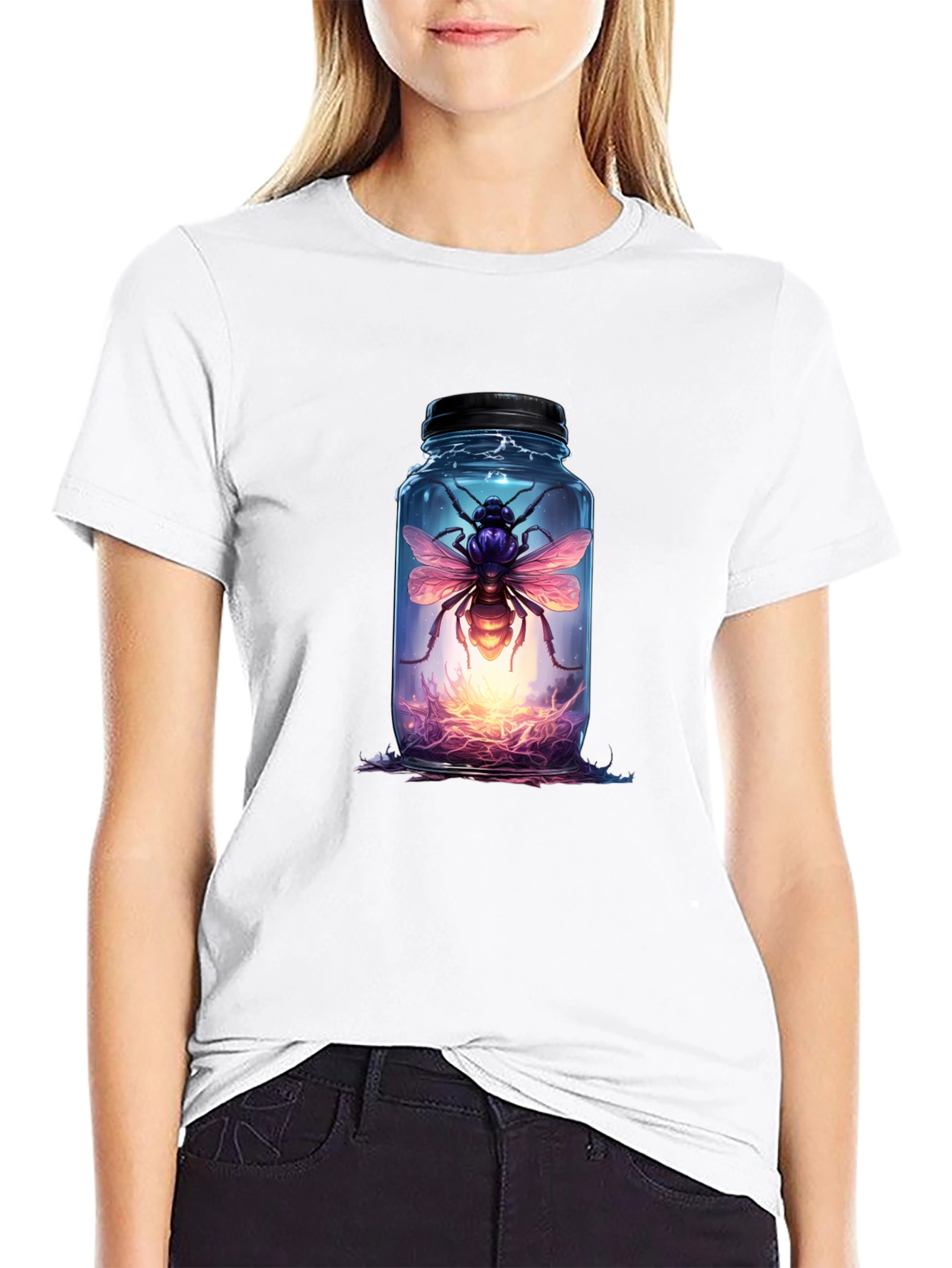 Jarred Bee Graphic Tee - Black T-Shirt