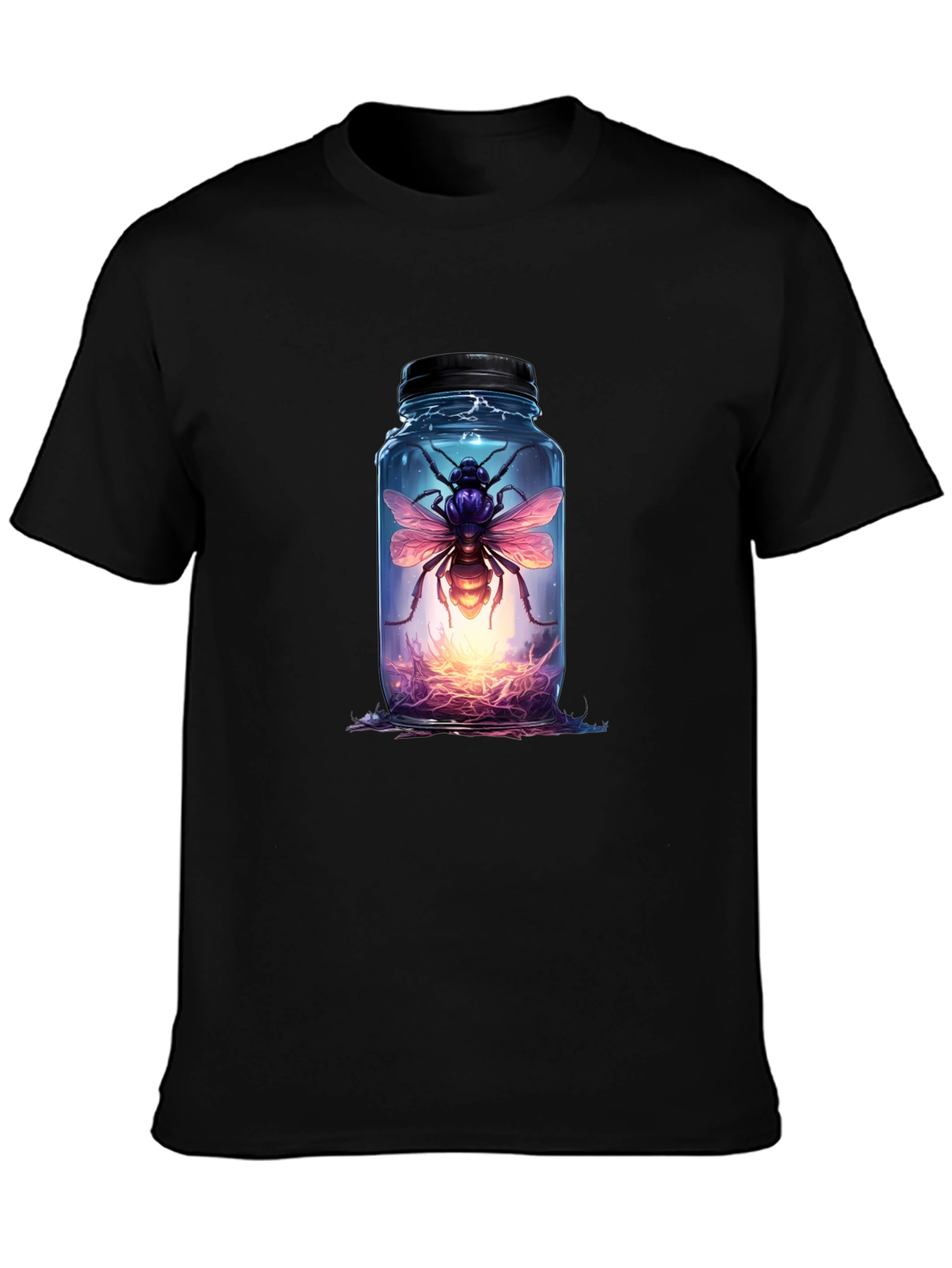 Jarred Bee Graphic Tee - Black T-Shirt