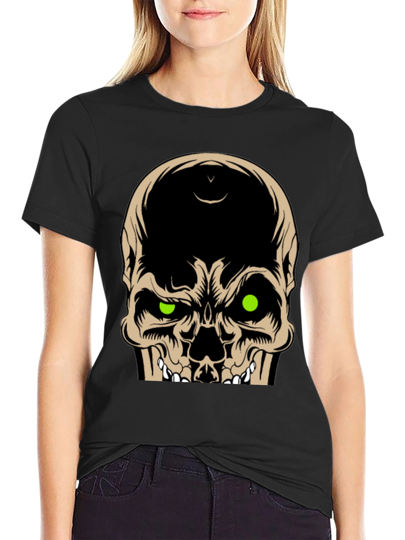 Skull Graphic Tee - Mens Black T-Shirt