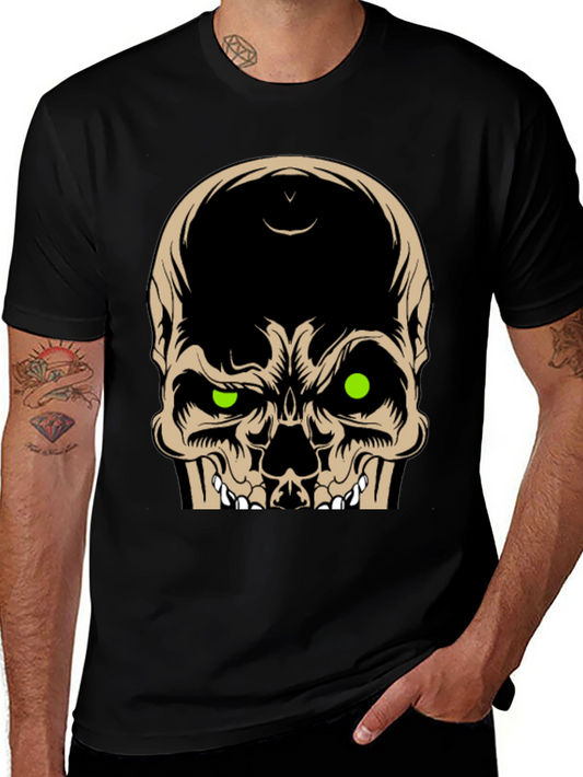 Skull Graphic Tee - Mens Black T-Shirt