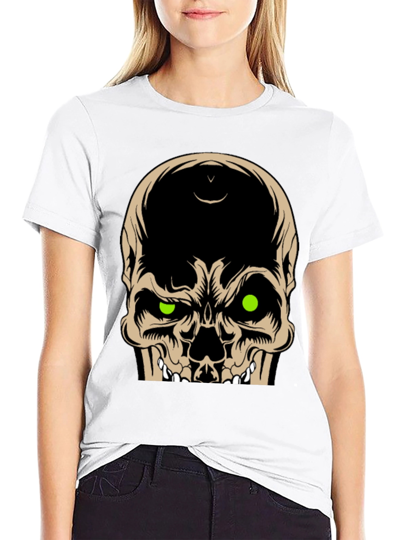 Skull Graphic Tee - Mens Black T-Shirt