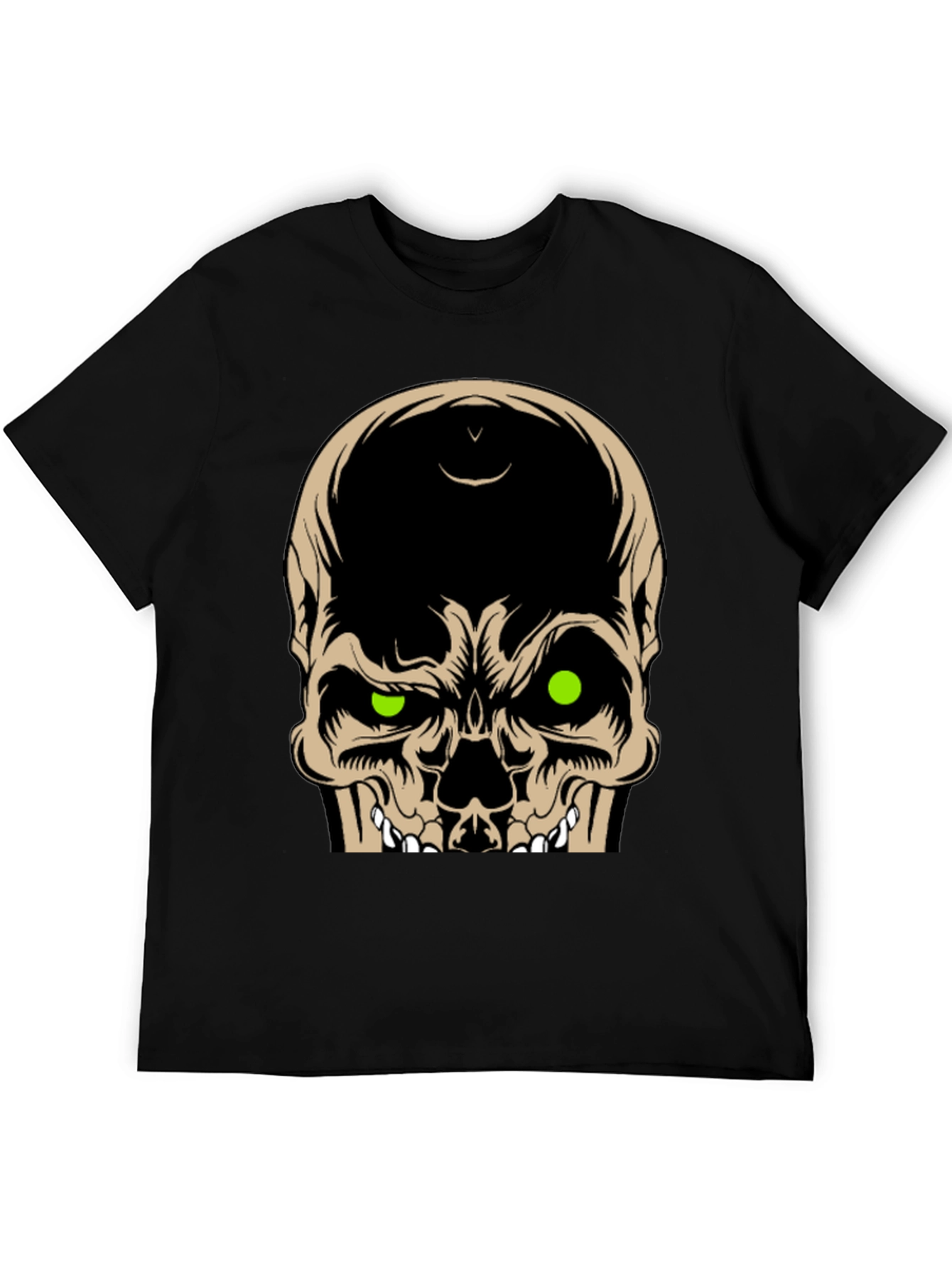 Skull Graphic Tee - Mens Black T-Shirt