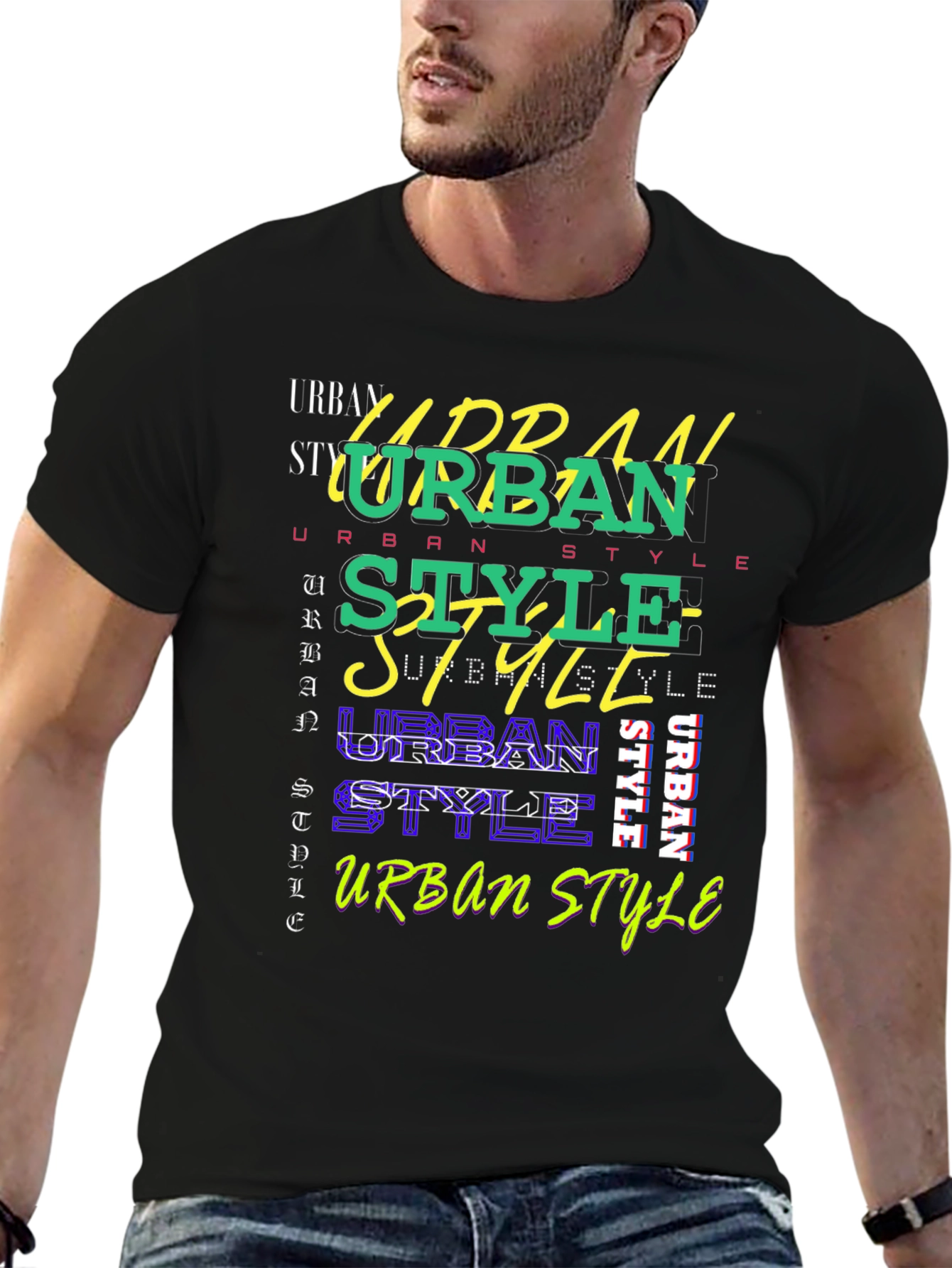 Urban Style Graphic Print T-Shirt