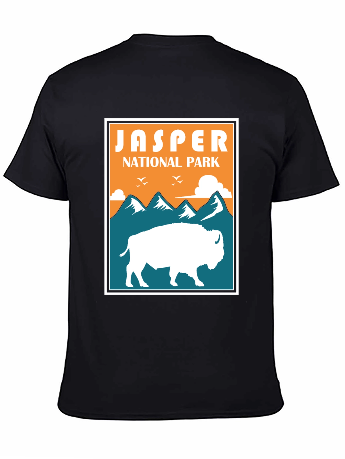Jasper National Park Bison Graphic T-Shirt