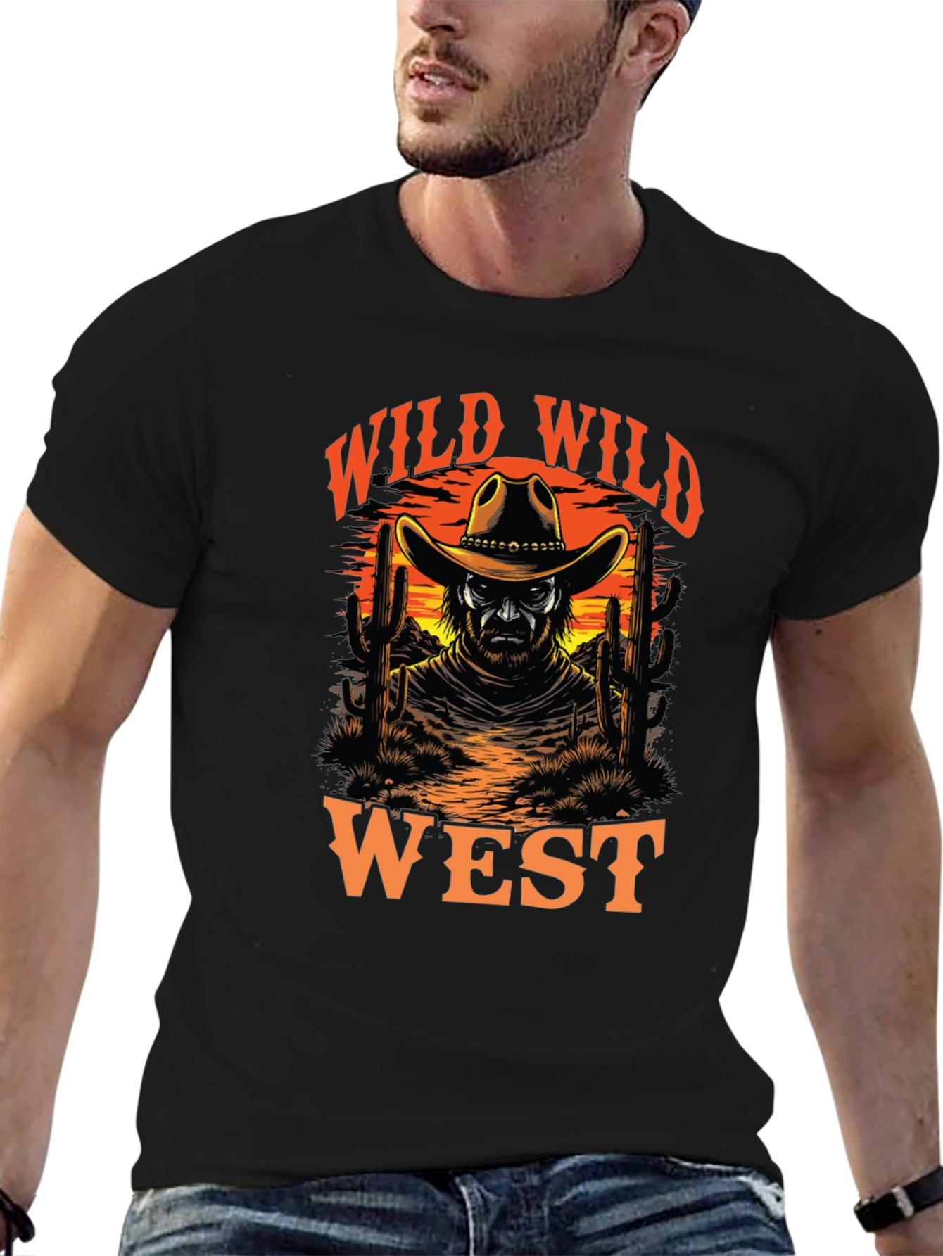 Wild West Cowboy Graphic Tee