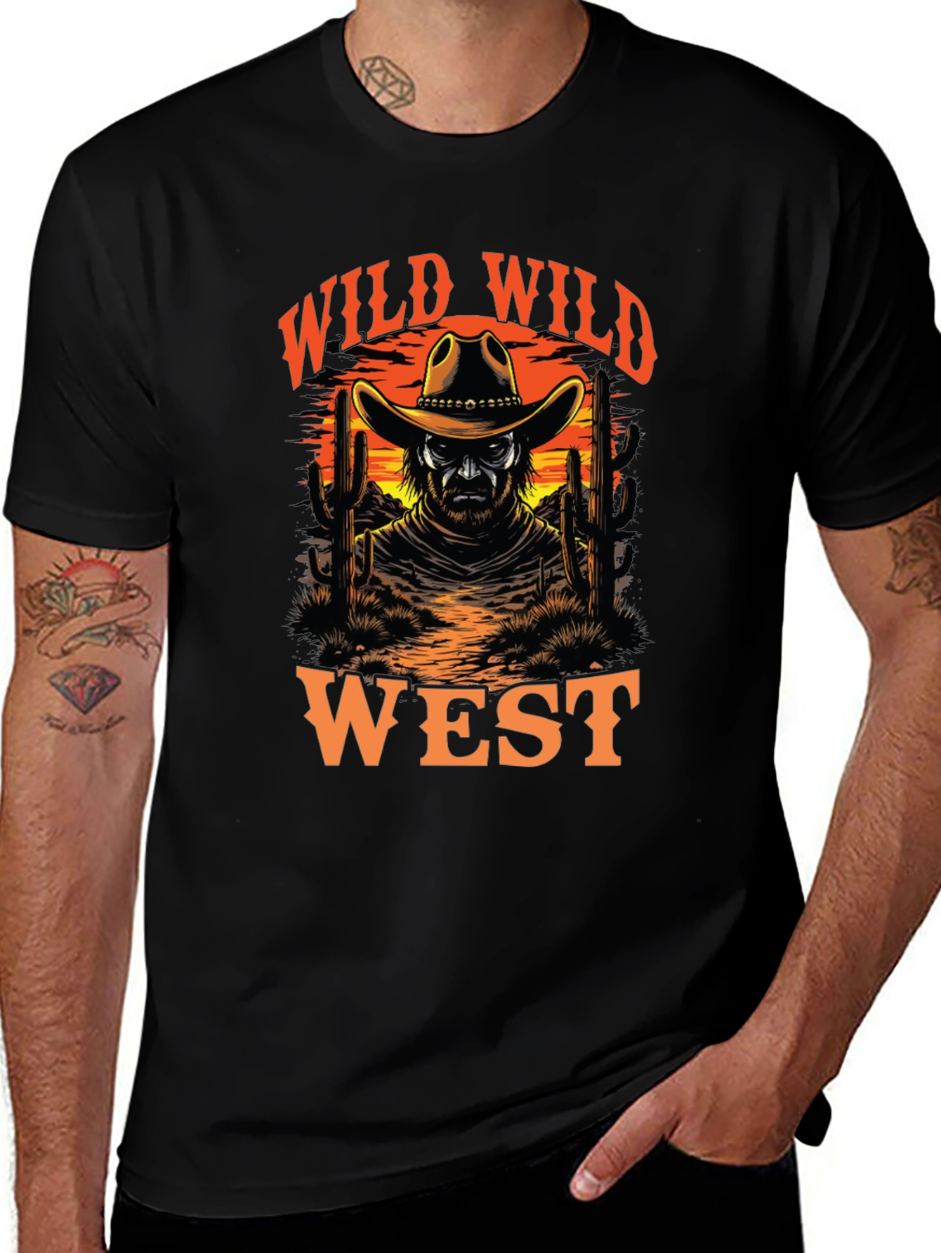 Wild West Cowboy Graphic Tee